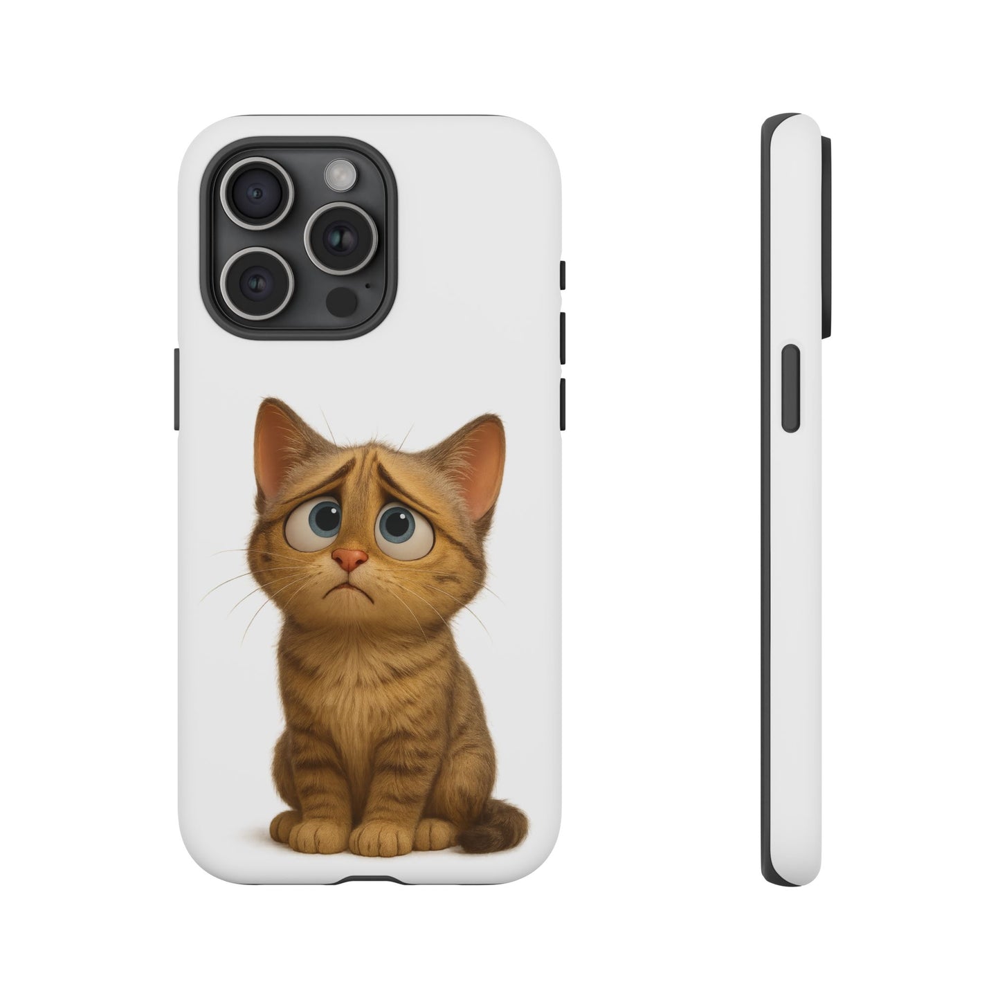 Cute Cat Phone Case, Funny Kitty Case, Animal Lover Gift, Cat Lover Accessory, Unique Cat Design Case, Pet Mom Gift