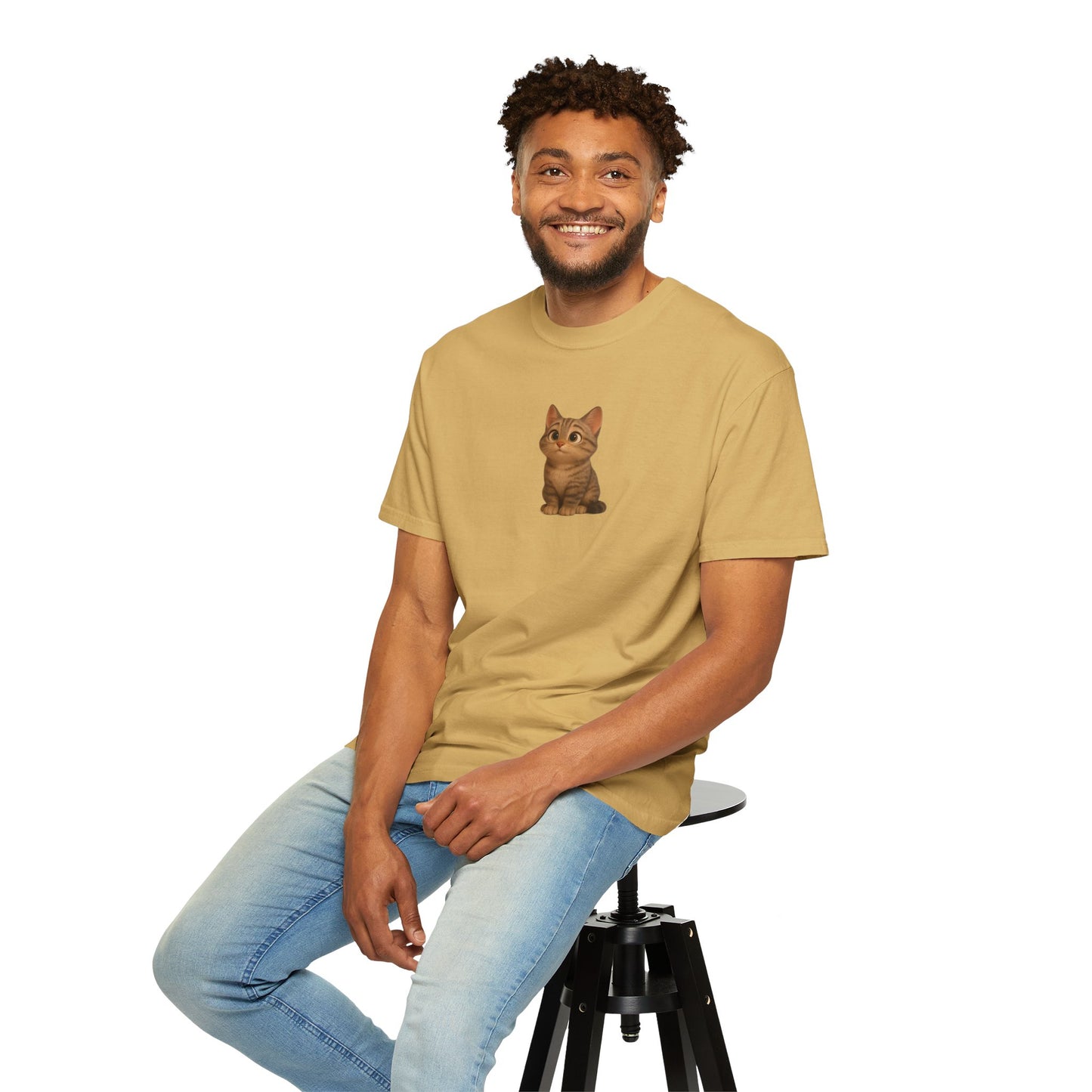 Cute Cat Graphic T-Shirt, Casual Wear, Cat Lover Gift, Everyday Tee, Animal Lover Apparel, Perfect for Birthdays & Holidays