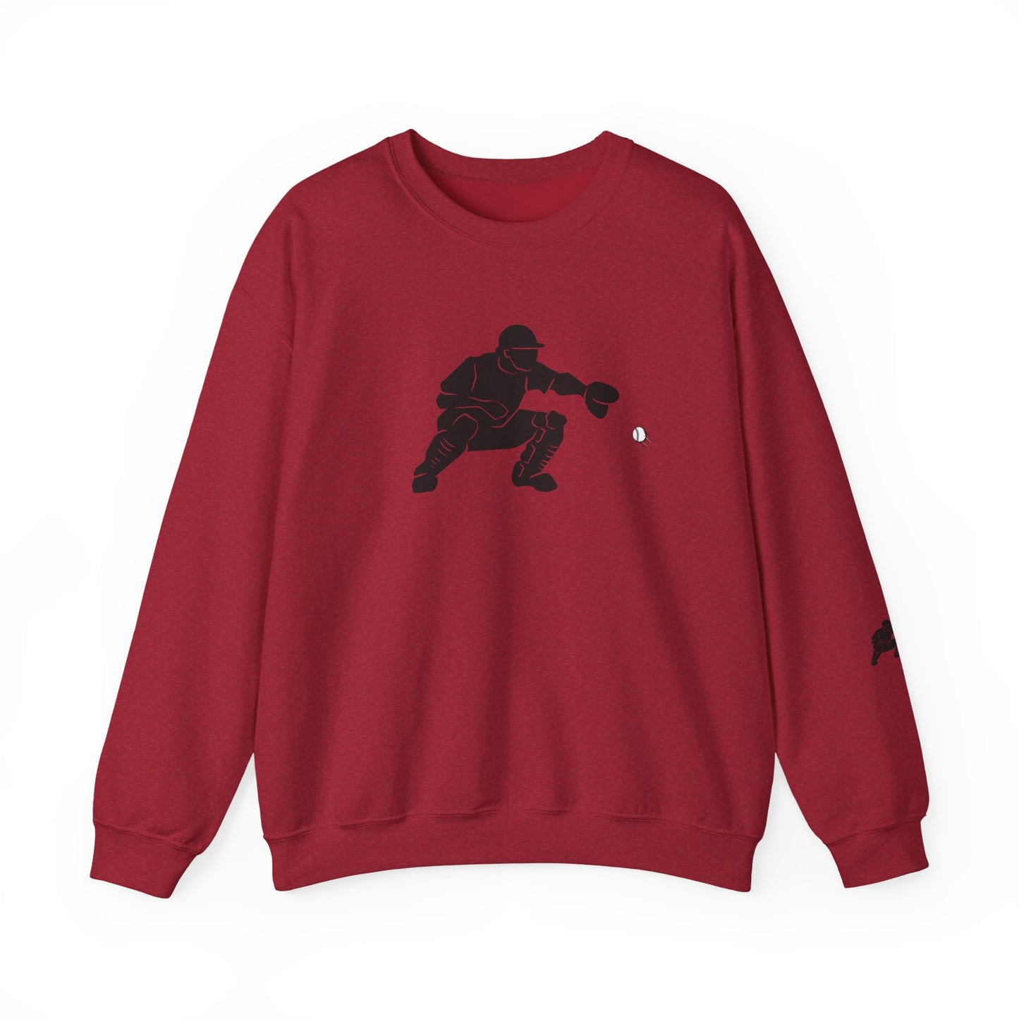 Baseball Catcher Crewneck Sweatshirt | Unisex Sports Apparel | Perfect for Game Days, Gifts, and Casual Wear | Baseball Lover's Gift
