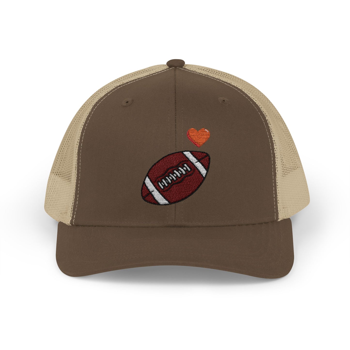 Football Love Snapback Trucker Cap, Sports Hat, Gift for Sports Fans, Casual Wear, Outdoor Activities