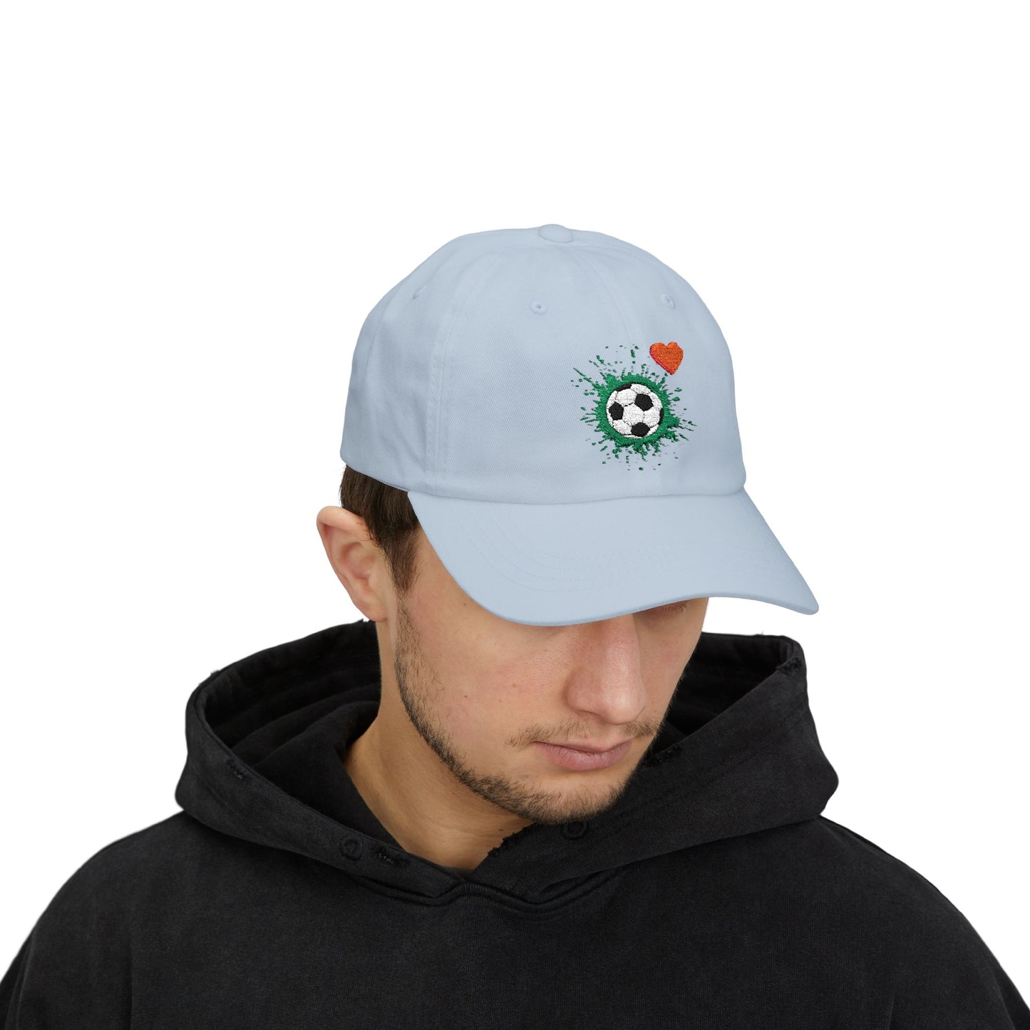 Soccer Love Dad Cap | Perfect Gift for Sports Lovers, Father's Day, Outdoor Events, Casual Wear, Adjustable Cap