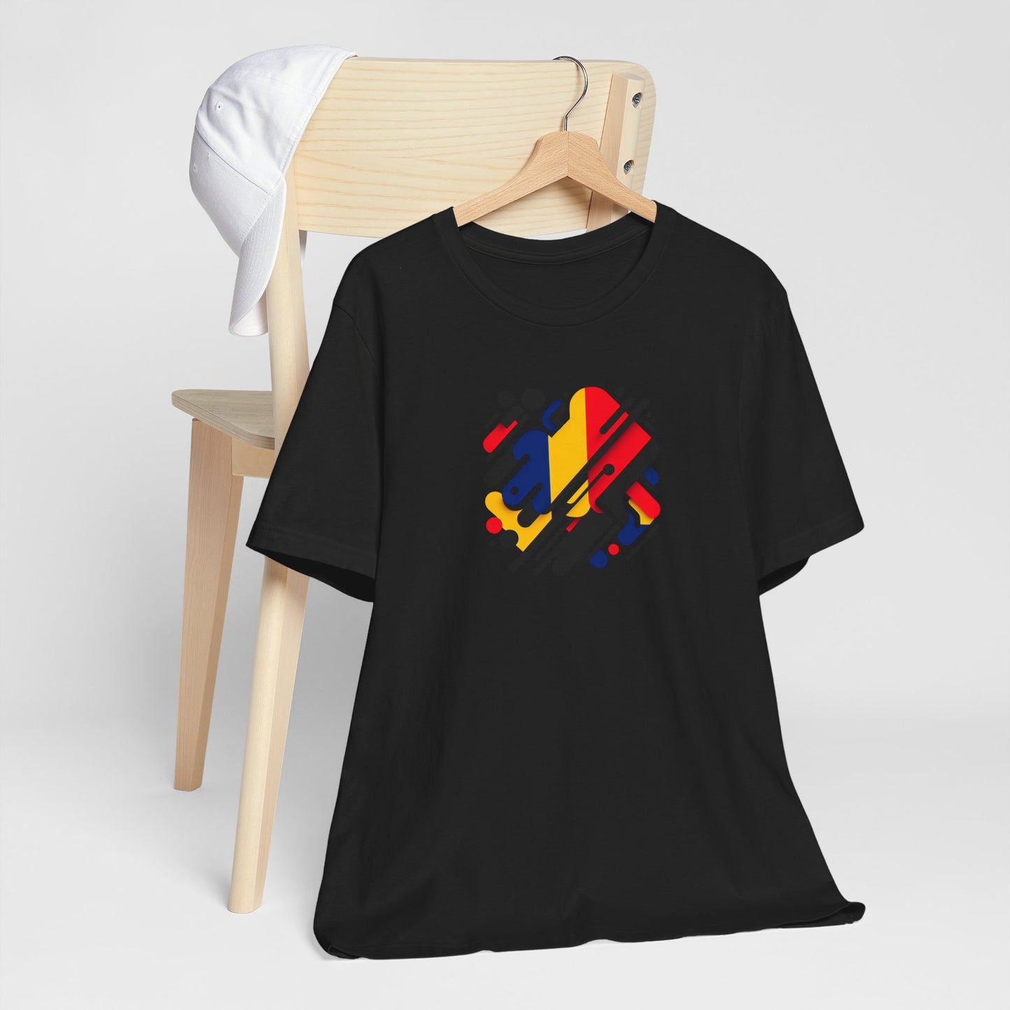 Artistic Heart Unisex Jersey Tee - Vibrant Graphic Tee, Casual Wear, Gift for Art Lovers, Birthday Surprise, Everyday Comfort