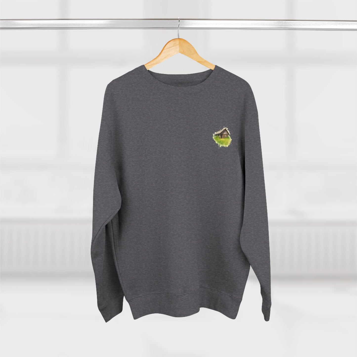 Cozy Art Print Crewneck Sweatshirt: Nature Lover, Graphic Sweater, Unique Gift, Home Decor Apparel, Casual Style