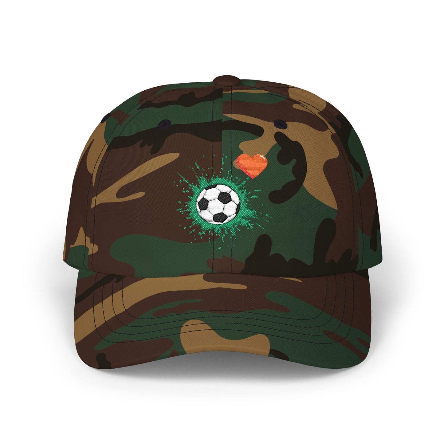 Soccer Love Dad Cap | Perfect Gift for Sports Lovers, Father's Day, Outdoor Events, Casual Wear, Adjustable Cap