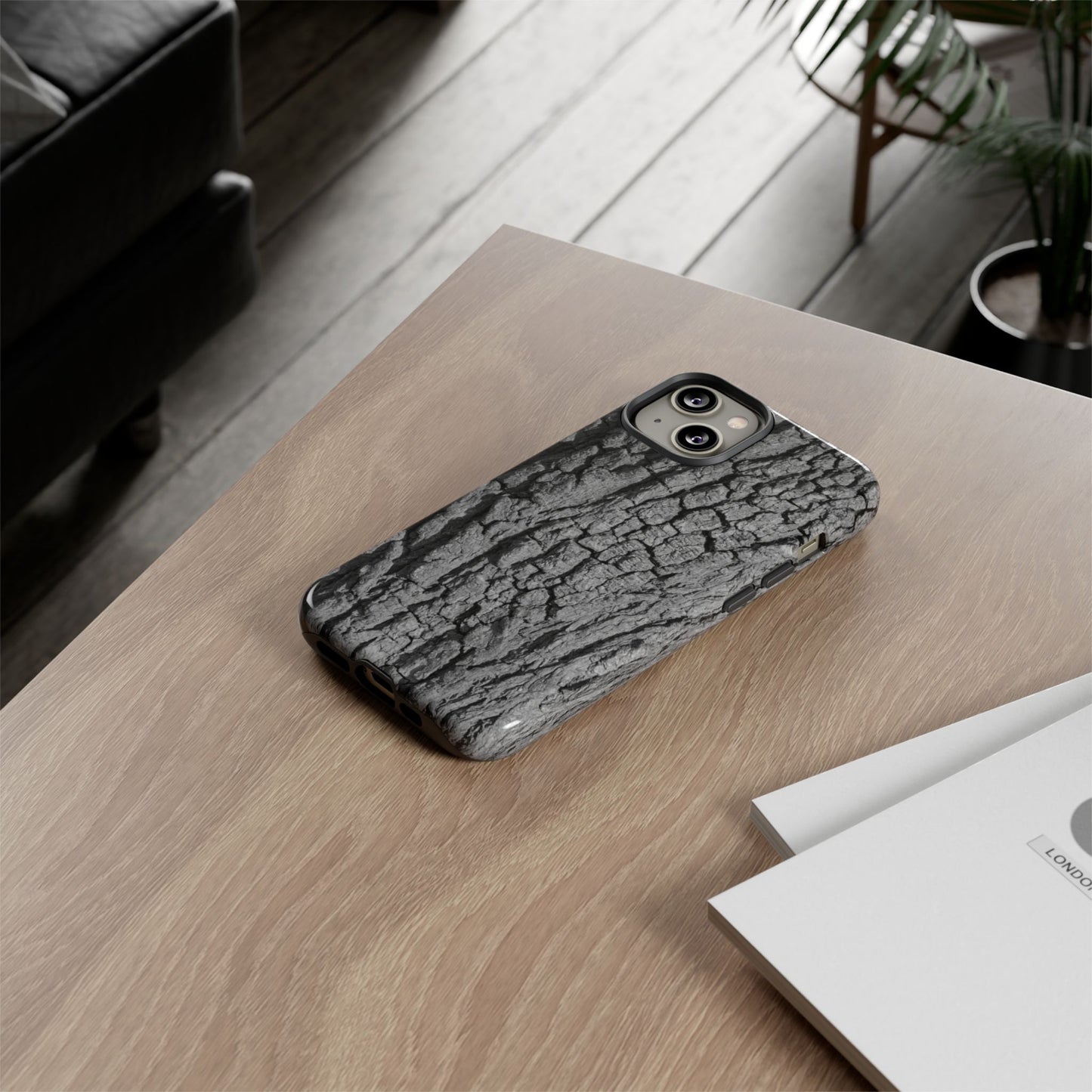 Rustic Bark Phone Case - Tough and Durable Protection