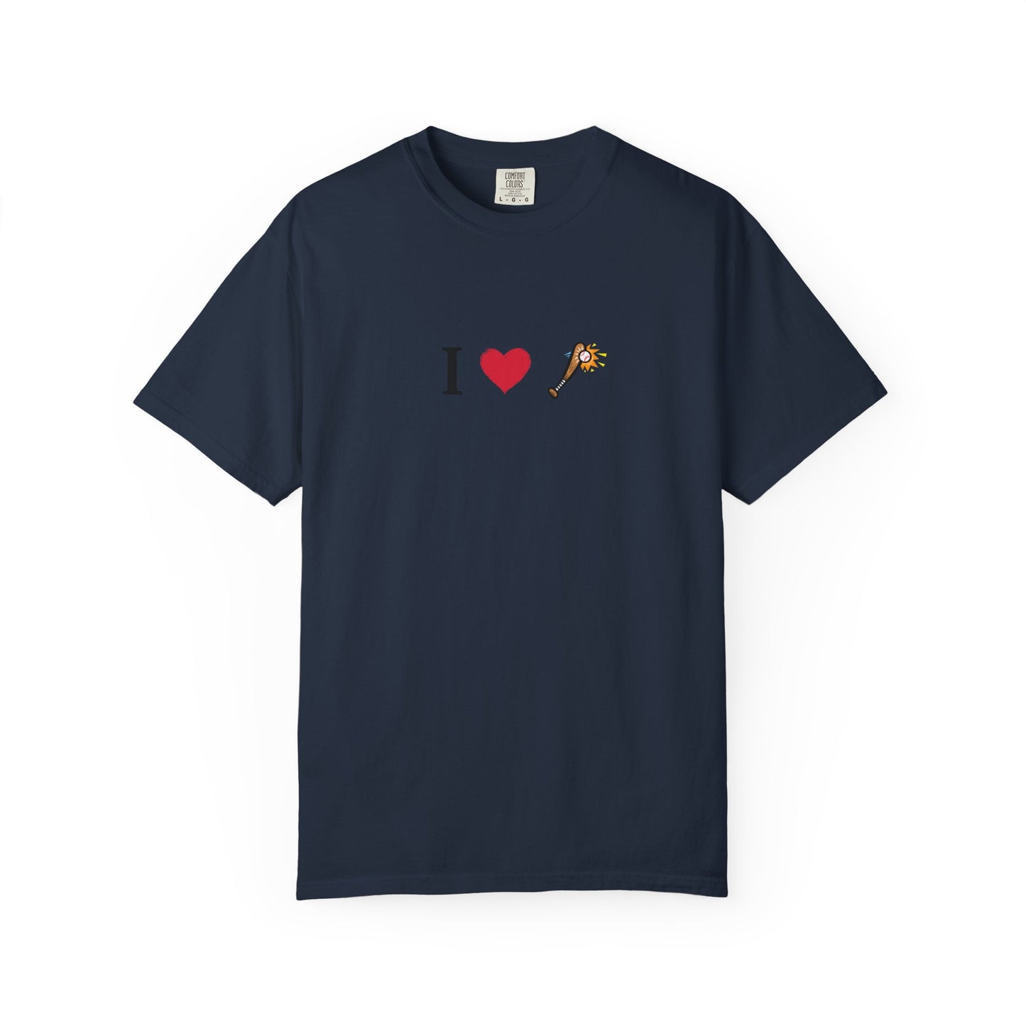 I Love Baseball Unisex Tee, Gift for Couples, Cute Matching T-Shirts, Casual Everyday Wear, Anniversary Present, Love Shirt