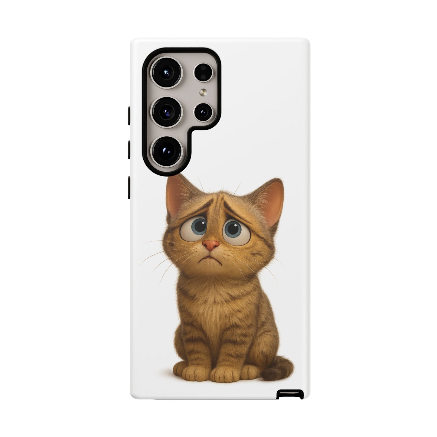 Cute Cat Phone Case, Funny Kitty Case, Animal Lover Gift, Cat Lover Accessory, Unique Cat Design Case, Pet Mom Gift