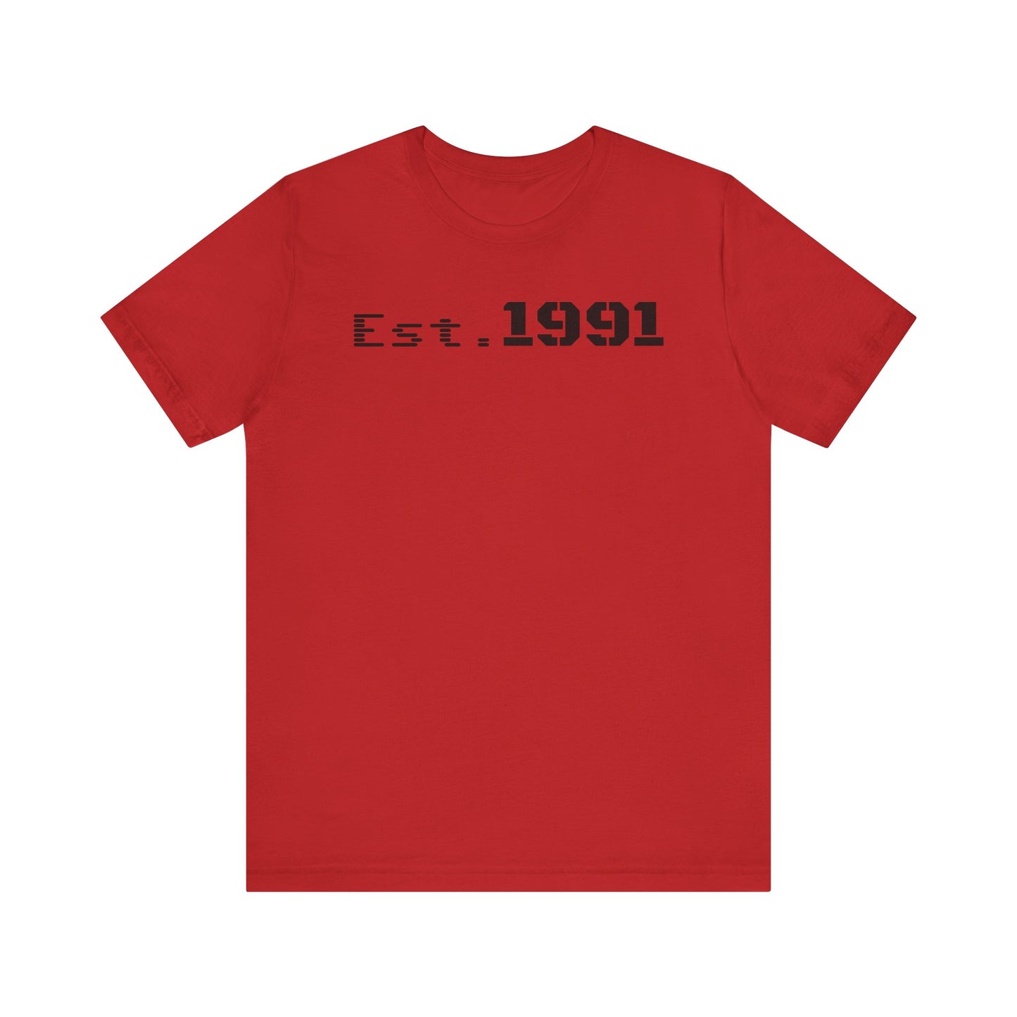 Established 1991 Unisex Jersey Tee | Vintage Anniversary Gift | Casual Wear, Birthday Shirt, Retro Style, Statement Tee, Gift for Him/Her