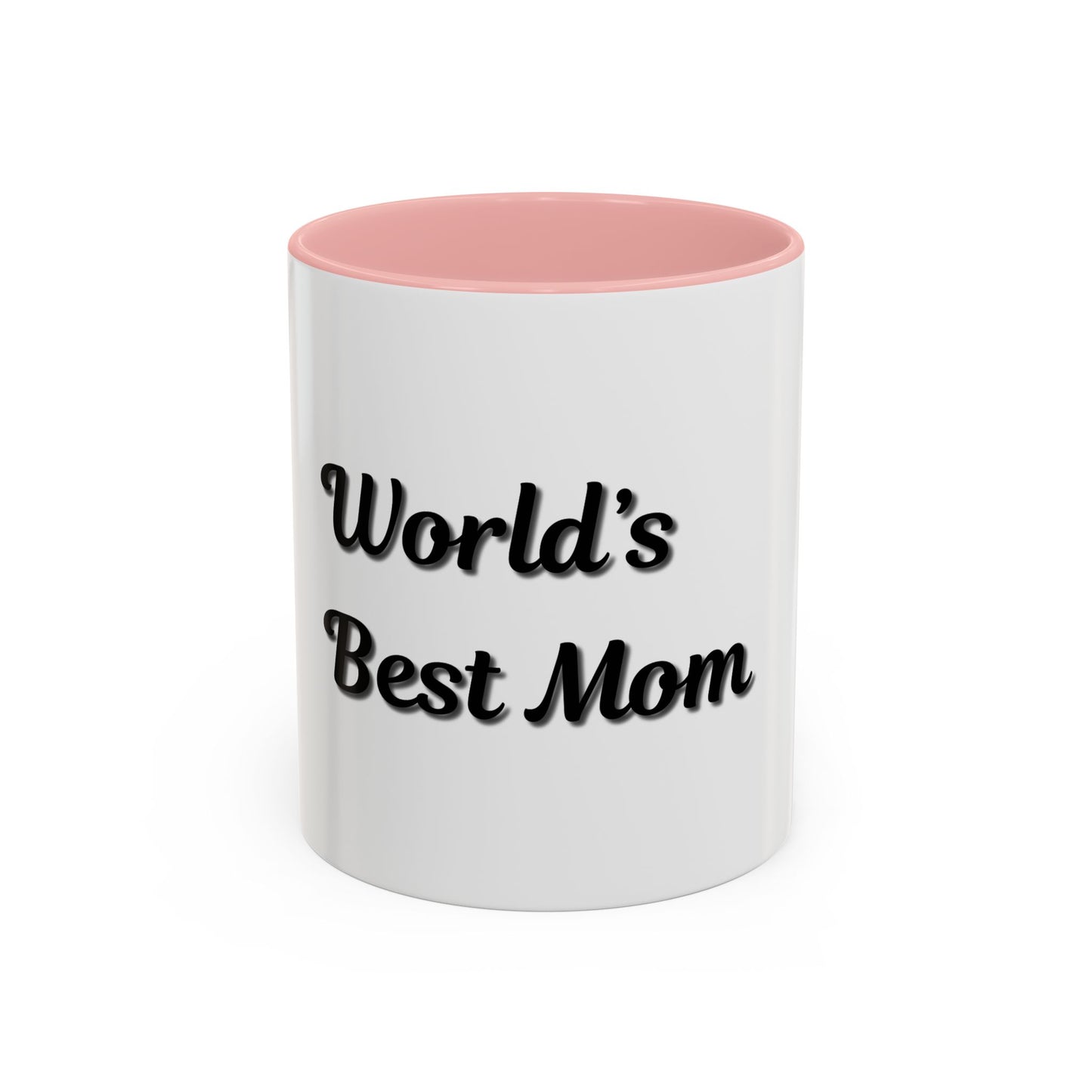 World's Best Mom Accent Coffee Mug - 11oz & 15oz - Perfect Gift for Mother's Day
