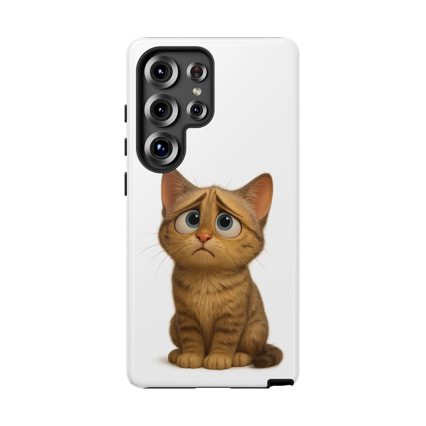 Cute Cat Phone Case, Funny Kitty Case, Animal Lover Gift, Cat Lover Accessory, Unique Cat Design Case, Pet Mom Gift