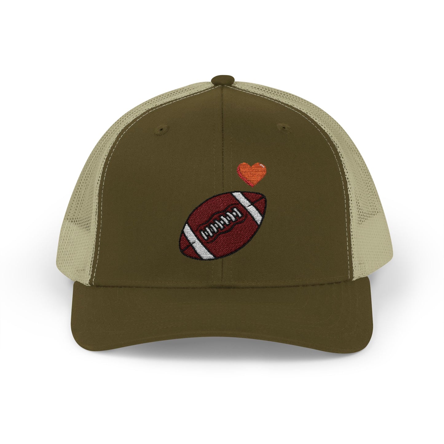 Football Love Snapback Trucker Cap, Sports Hat, Gift for Sports Fans, Casual Wear, Outdoor Activities