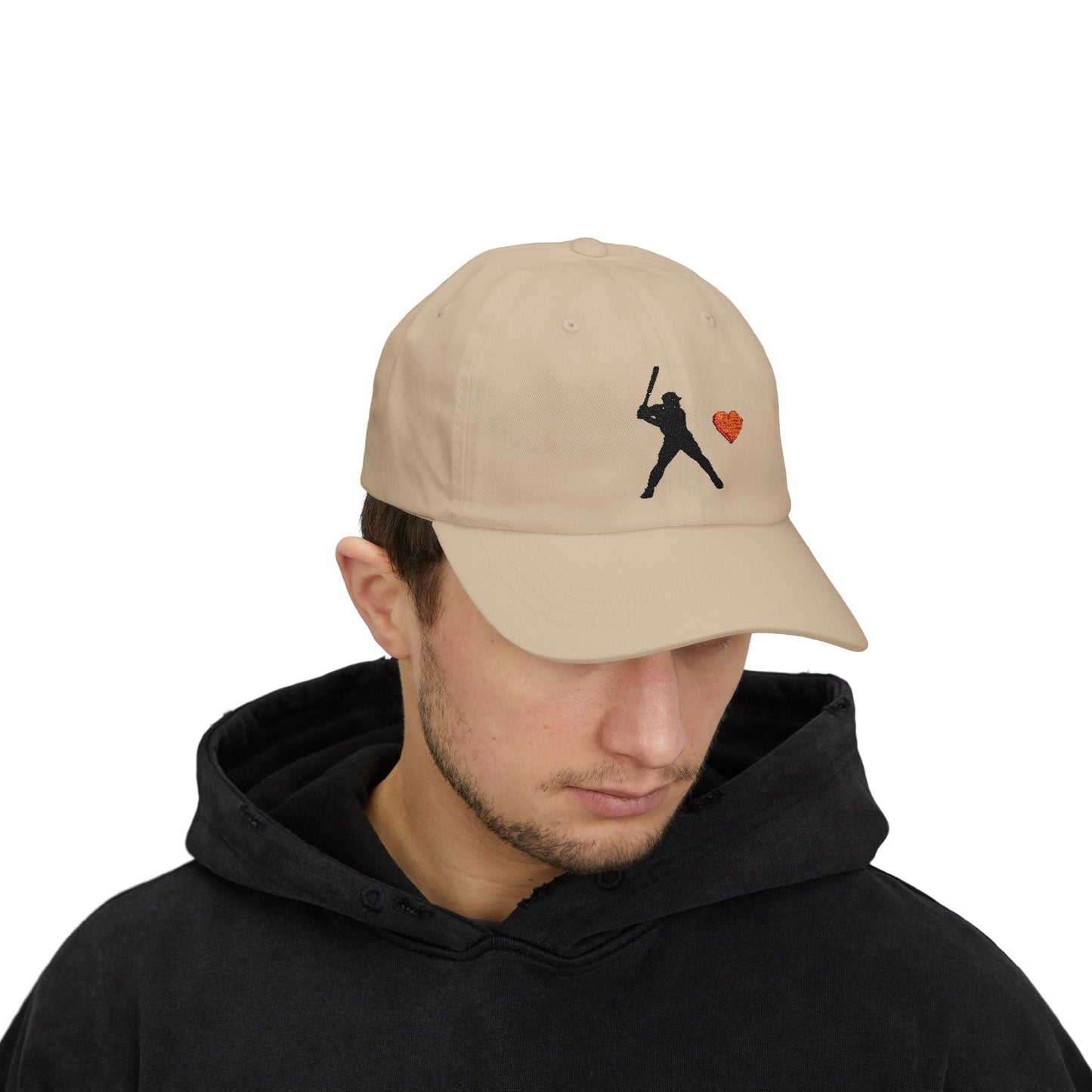 Baseball Love Dad Cap - Perfect Gift for Sports Dads, Father's Day, Casual Wear, Summer Style, Stylish Baseball Hat