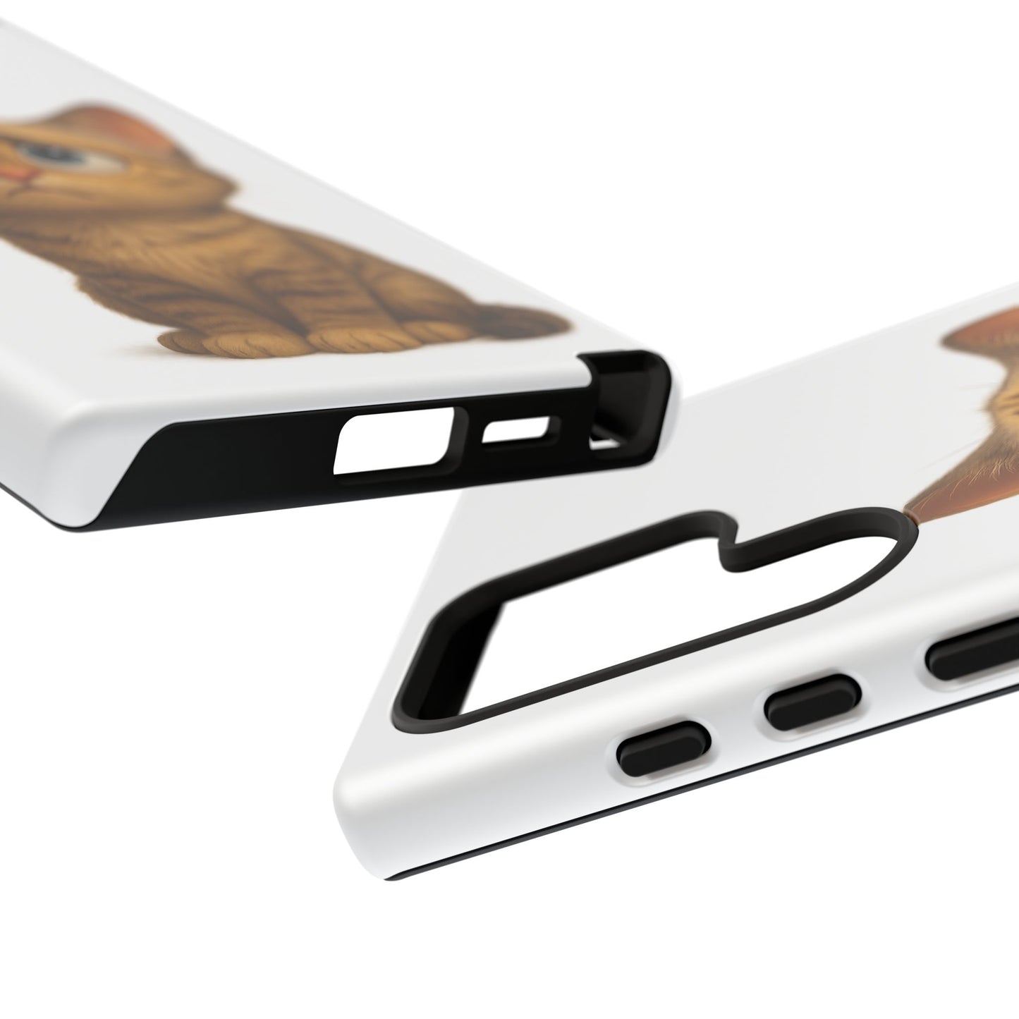 Cute Cat Phone Case, Funny Kitty Case, Animal Lover Gift, Cat Lover Accessory, Unique Cat Design Case, Pet Mom Gift
