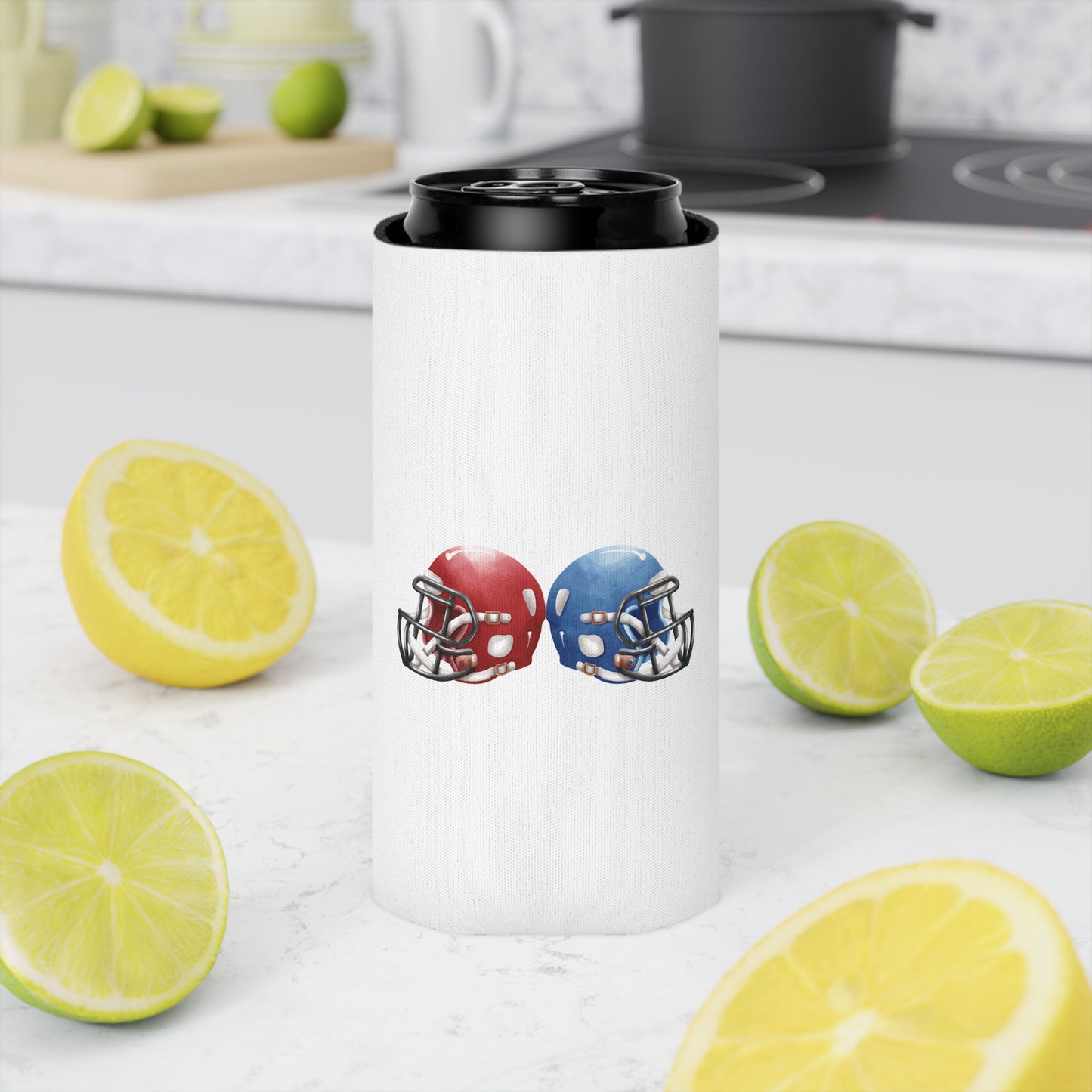 Game Day Can Cooler, Sports Team Drink Holder, Football Fan Gift, Tailgate Accessories, Party Beer Sleeve, Custom Cooler