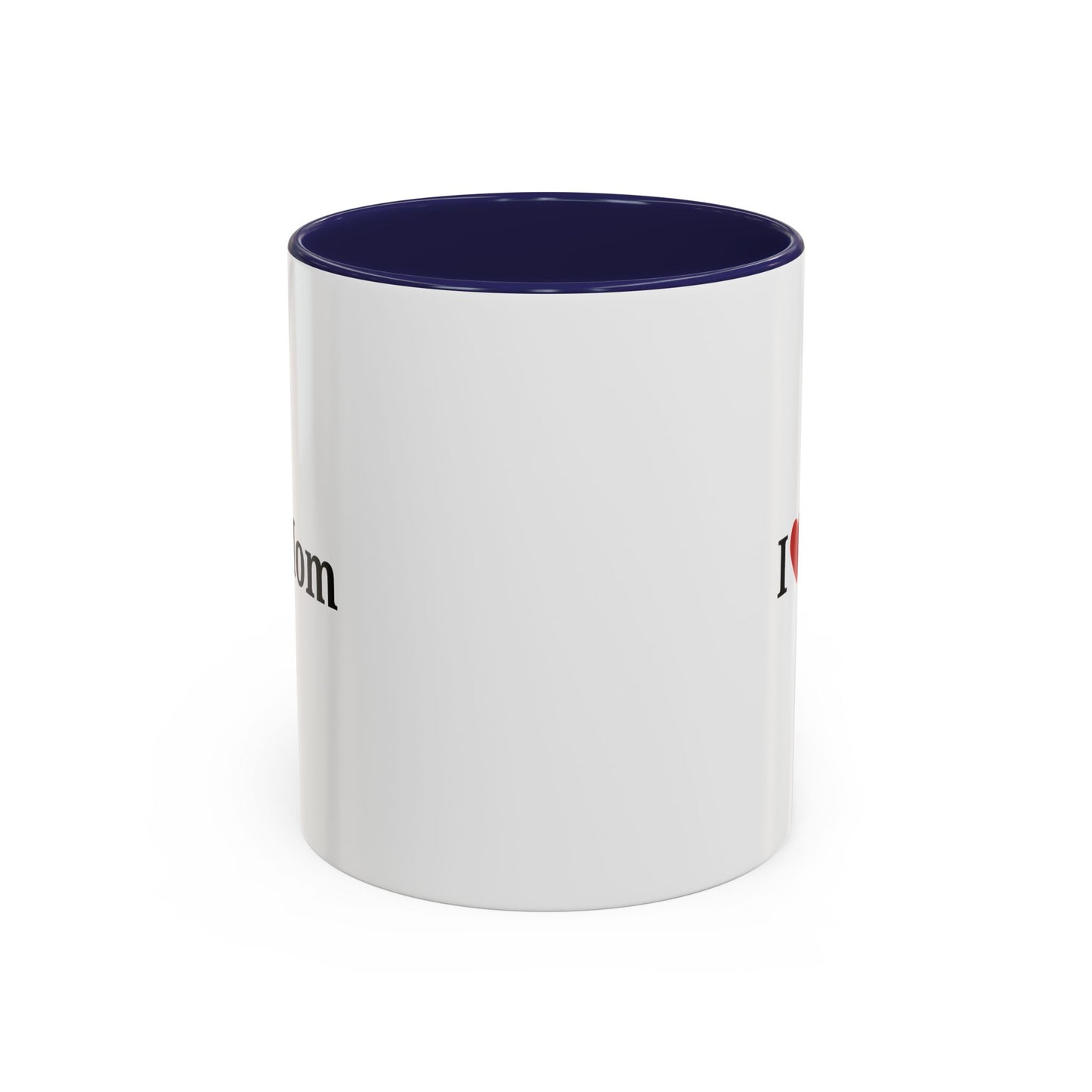 I Love Mom Accent Coffee Mug - Perfect Gift for Mother's Day & Special Occasions
