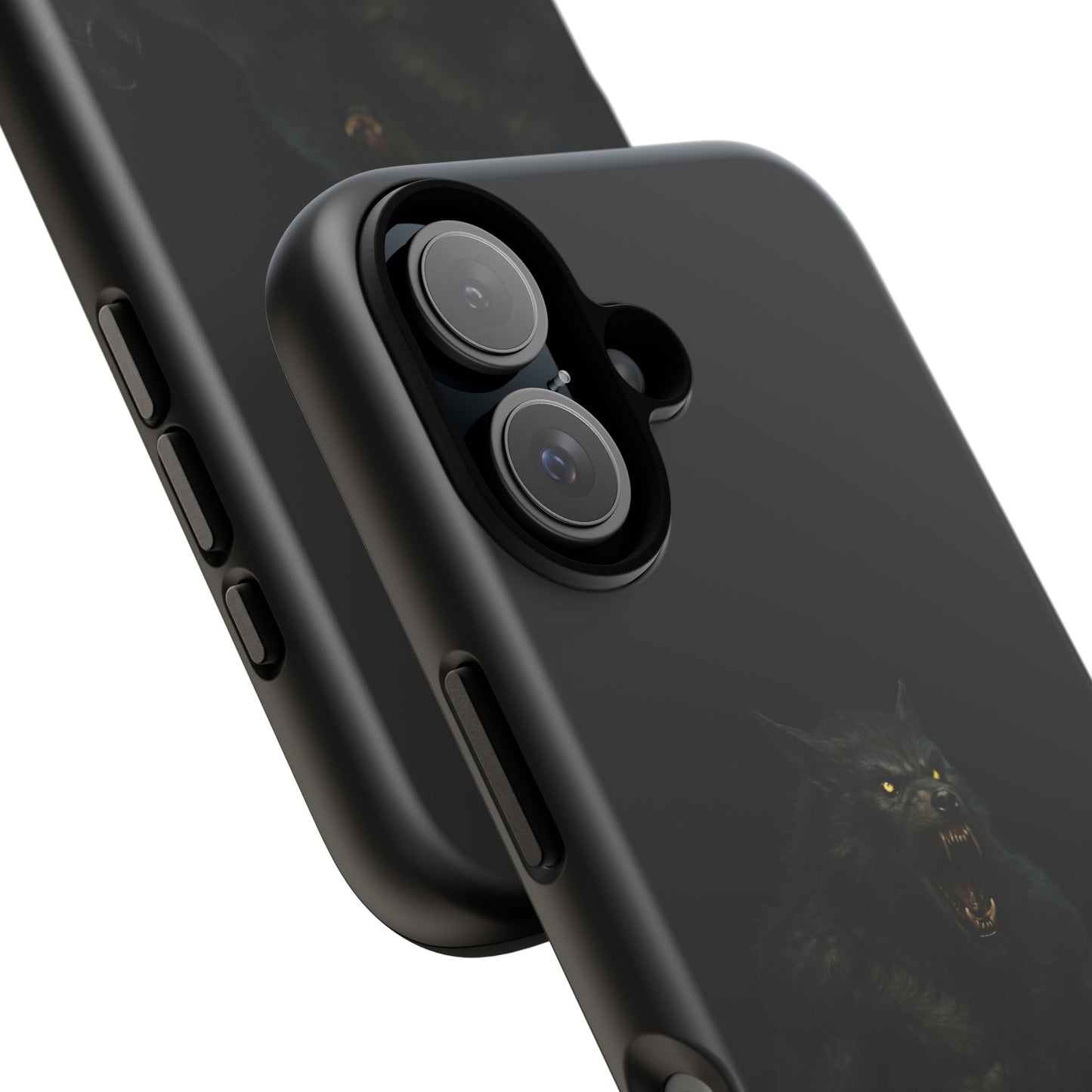 Werewolf Phone Case, Tough Cases, Black Panther Design, Gift for Animal Lovers, Phone Accessories, Fierce Phone Protection