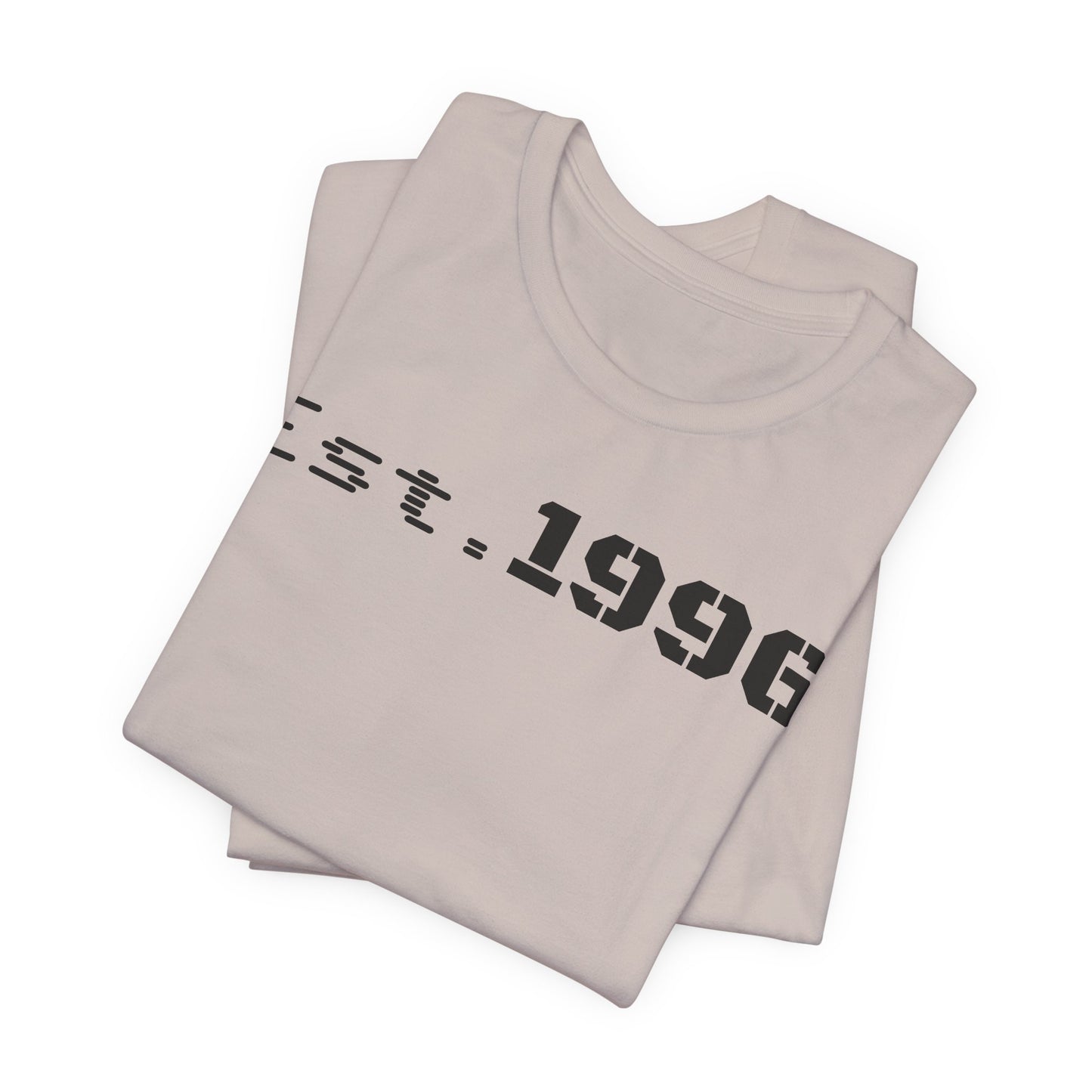 Unisex Jersey Tee - 'Est. 1996' Graphic Shirt, Birthday Gift, Casual Wear, Vintage Style, Retro Fashion, Gift for Him/Her