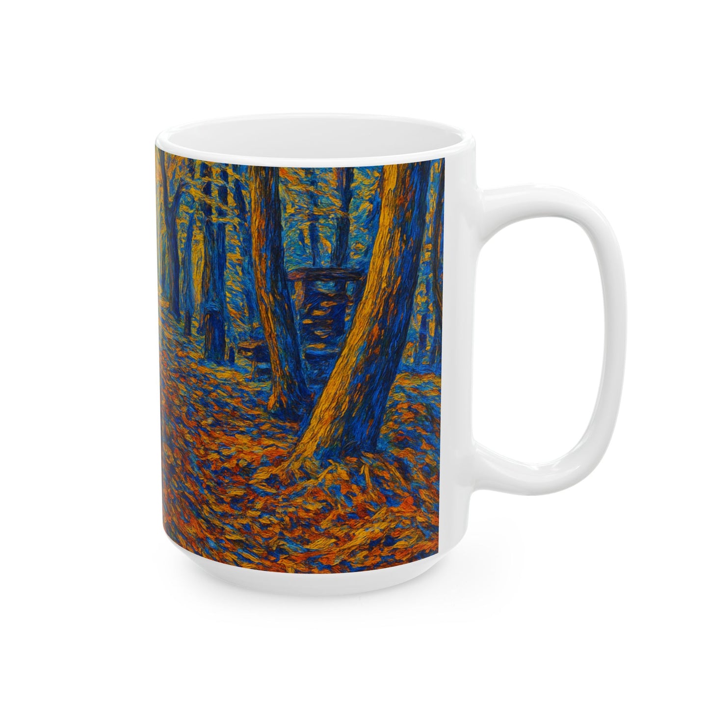 Colorful Abstract Pathway Ceramic Mug