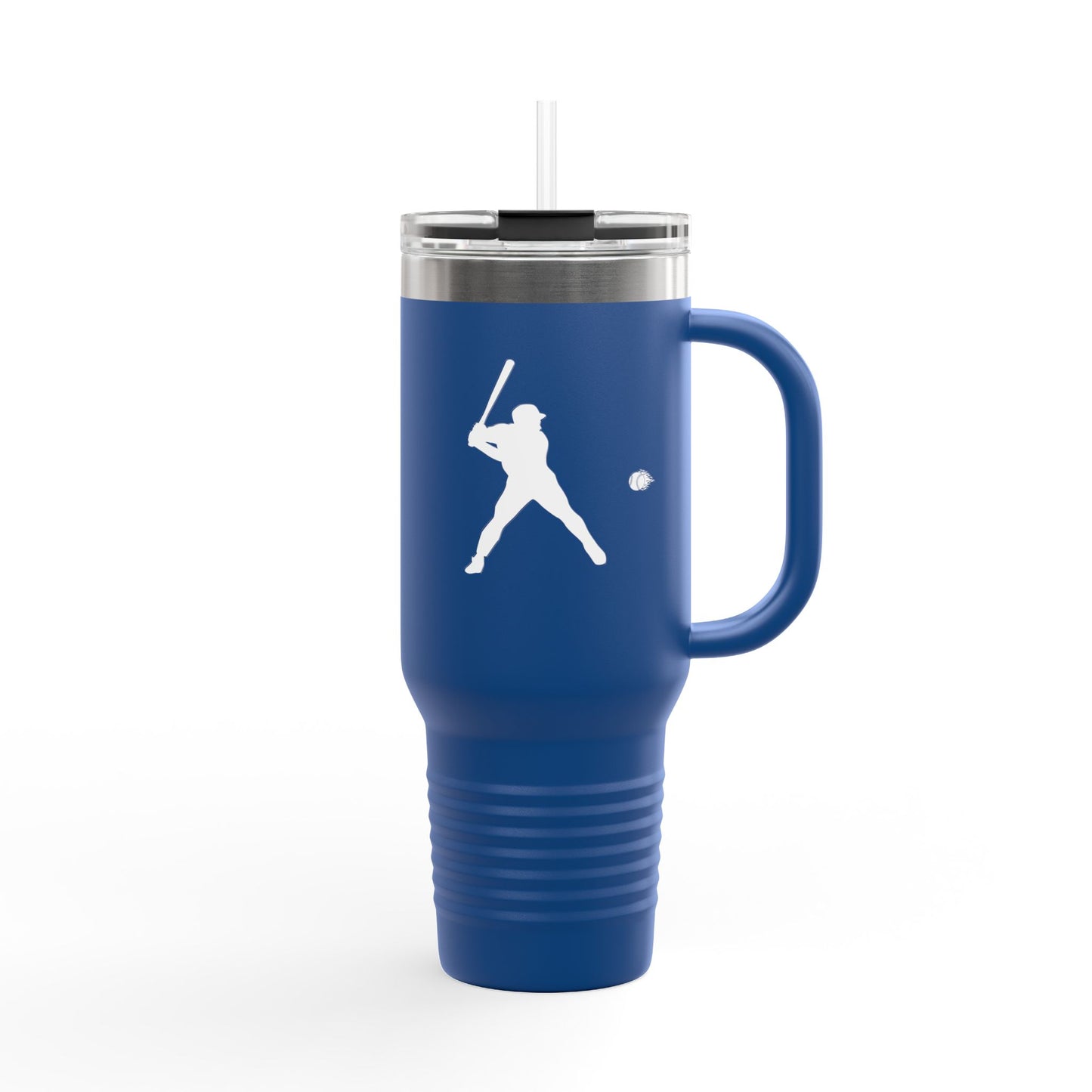 Baseball-Themed Insulated Travel Mug, Perfect for Fans & Athletes, Gift for Sports Lovers, 40oz Drinkware for Home & Road