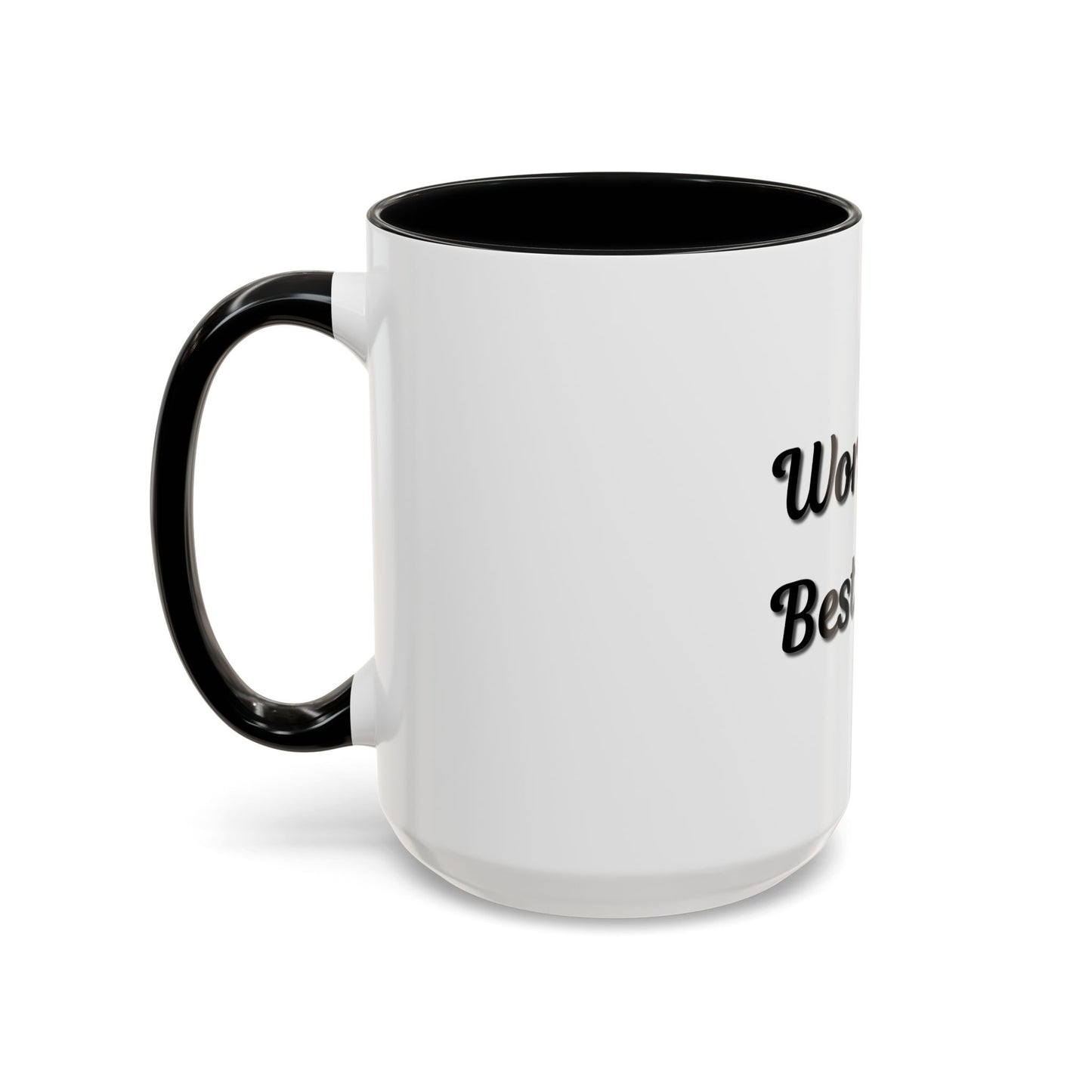 World's Best Mom Accent Coffee Mug - 11oz & 15oz - Perfect Gift for Mother's Day