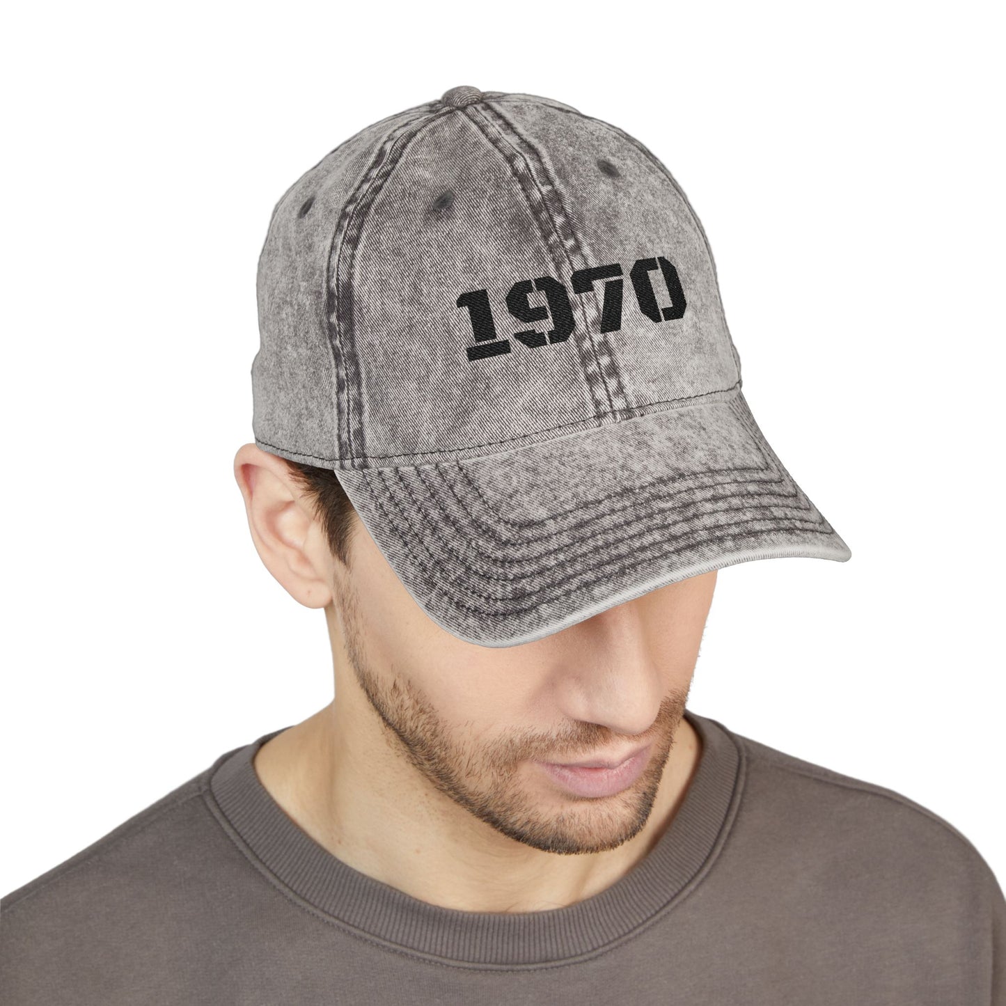 Vintage Embroidered Cap, Retro Baseball Hat, 70s Style Headwear, Gift for Dad, Casual Fashion Accessory
