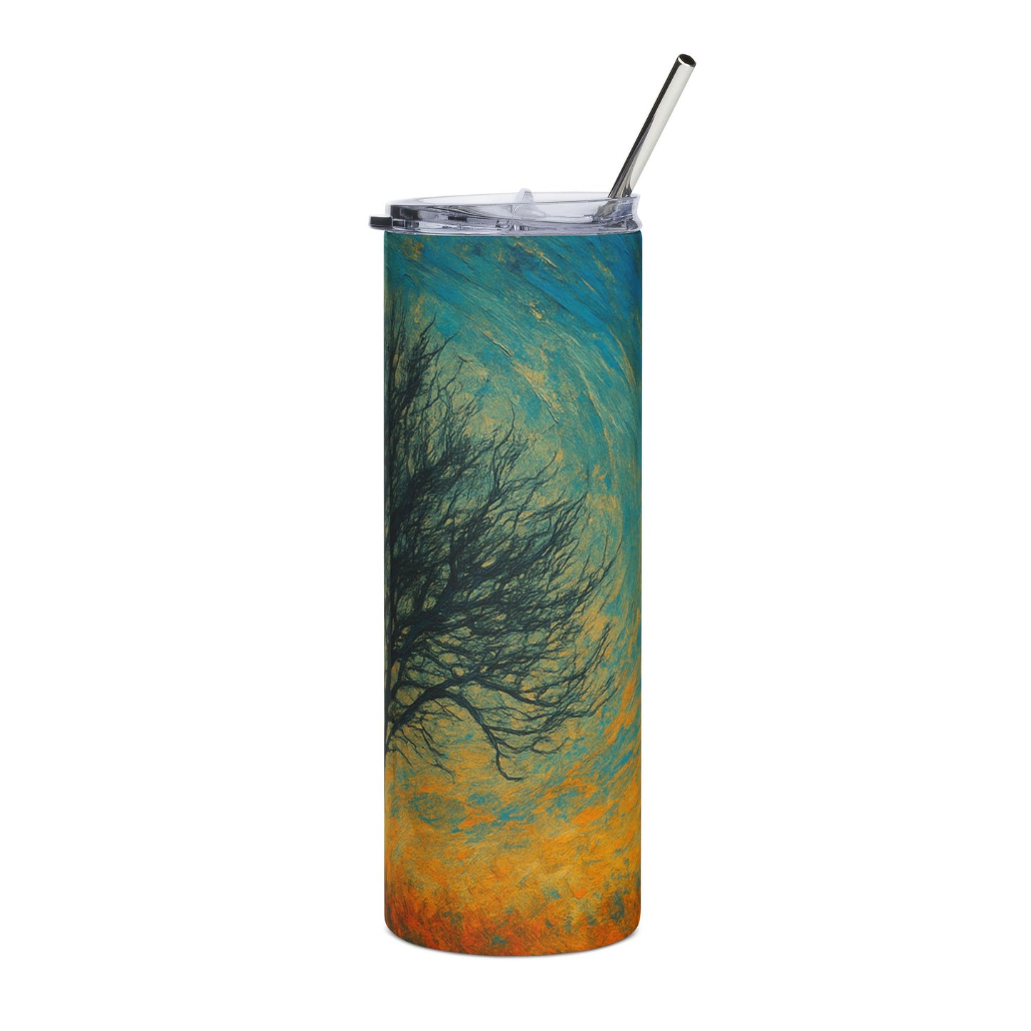 Serene Nature-Inspired Stainless Steel Tumbler, 20oz | Ideal for Outdoors, Gifts, Home, Coffee Lovers, Travel, Eco-Friendly