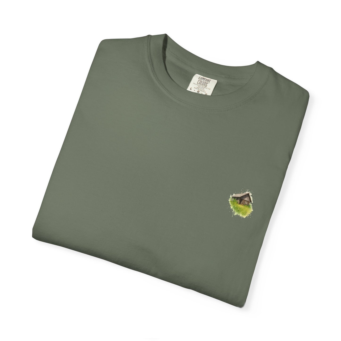 Nature-Inspired Unisex Garment-Dyed T-Shirt, Eco-Friendly Tee, Summer Casual Wear, Gift for Nature Lovers, Relaxed Fit T-Shirt