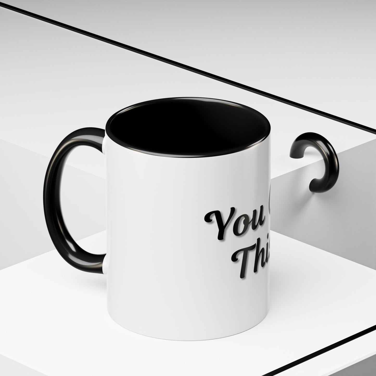 Inspirational Accent Coffee Mug - "You Got This!" - Perfect for Motivation & Gifts