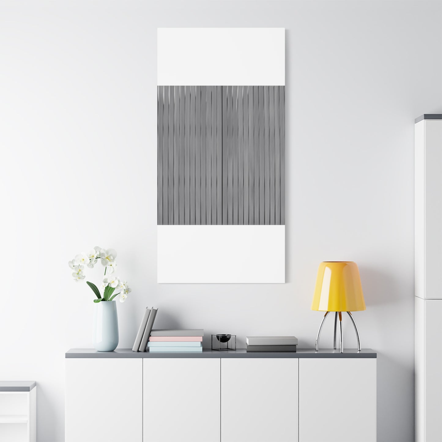 Modern Striped Canvas Art - 1.25" Stretched Wall Decor