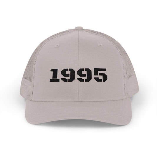 1995 Snapback Trucker Cap, Retro Cap, Vintage Style Hat, Birthday Gift, Casual Wear, 90s Fashion, Unisex Headwear
