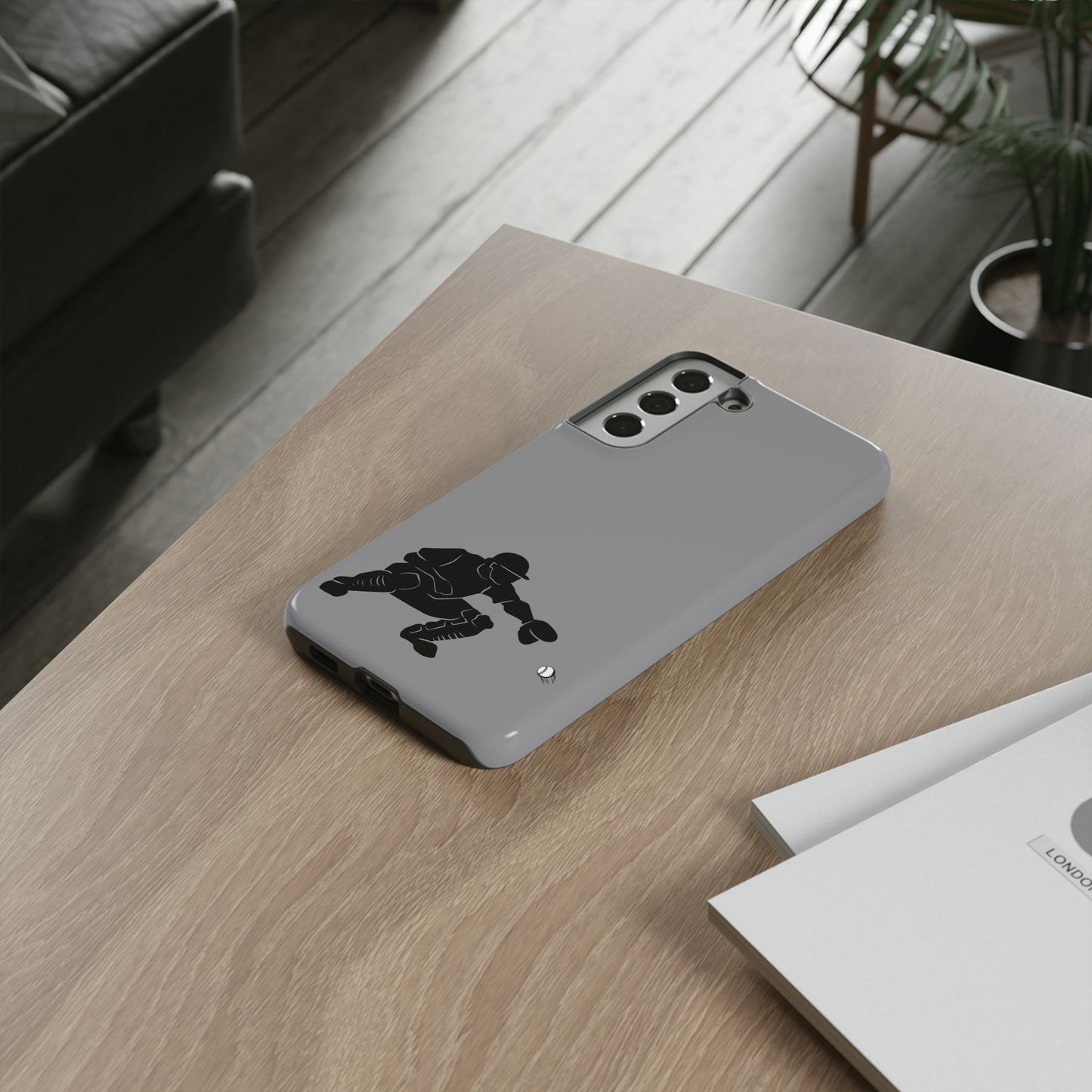 Baseball Catcher Phone Case - Tough Cases, Sports Phone Cover, Great for Athletes, Perfect Gift for Baseball Lovers, Unique Cell Phone Design