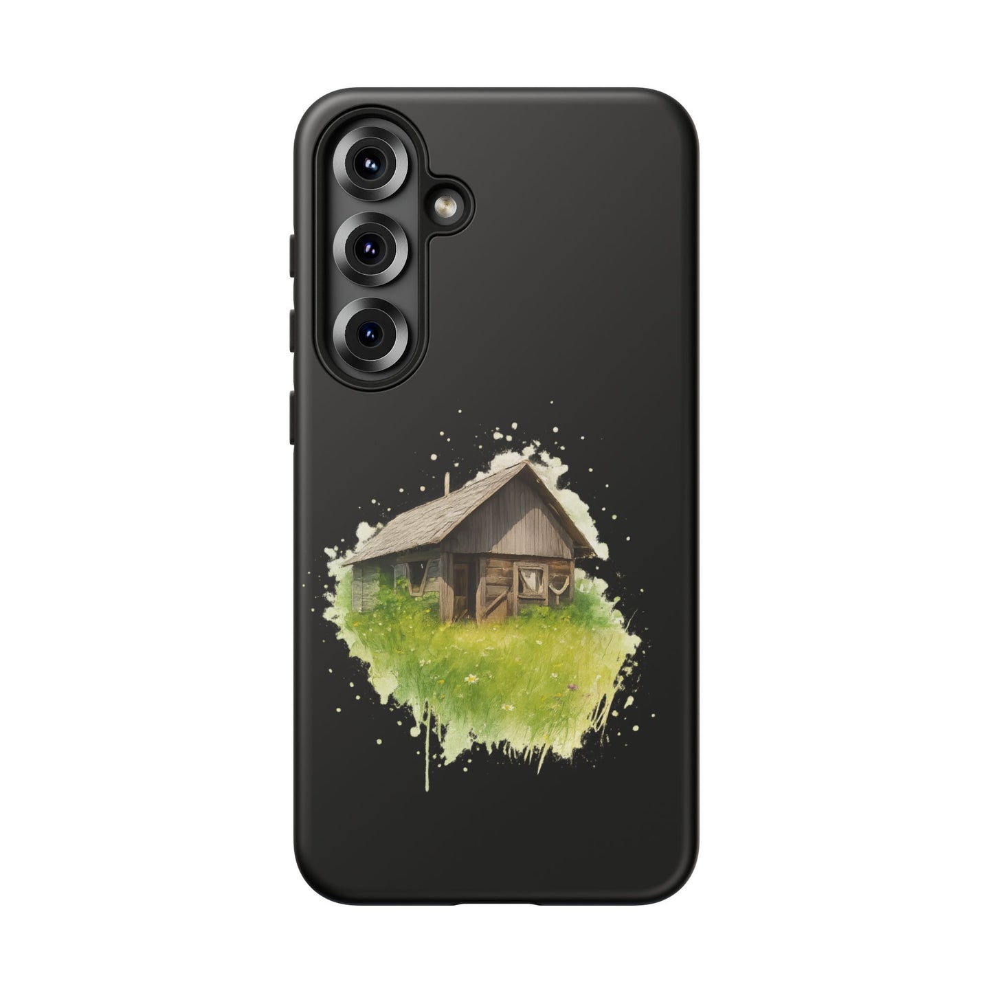 Rustic Farmhouse Phone Case, Cute Cottage Design, Tough Cases for Nature Lovers, Eco-Friendly Gift, Customizable Tech Accessories