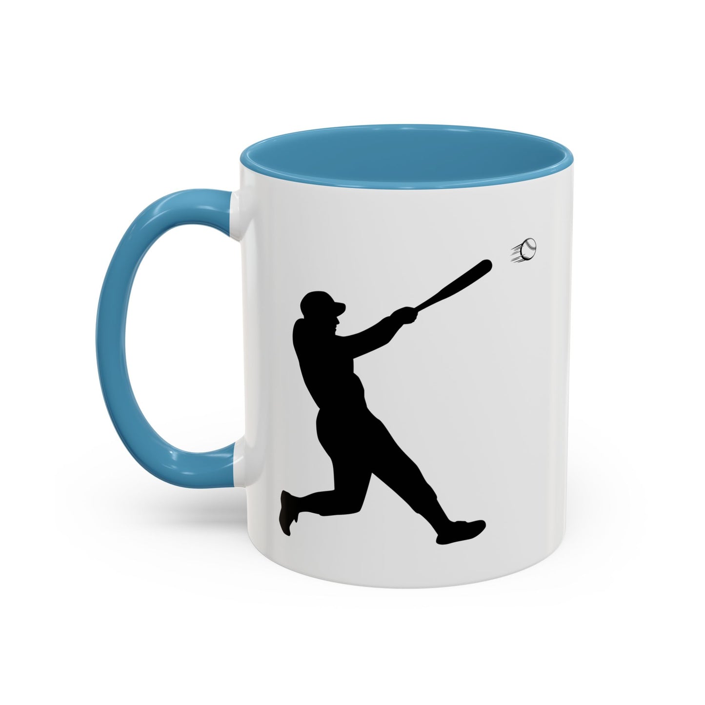 Baseball Player Accent Coffee Mug, Sports Gift, Baseball Lover Mug, Unique Coffee Cup, Personalized Sports Mug