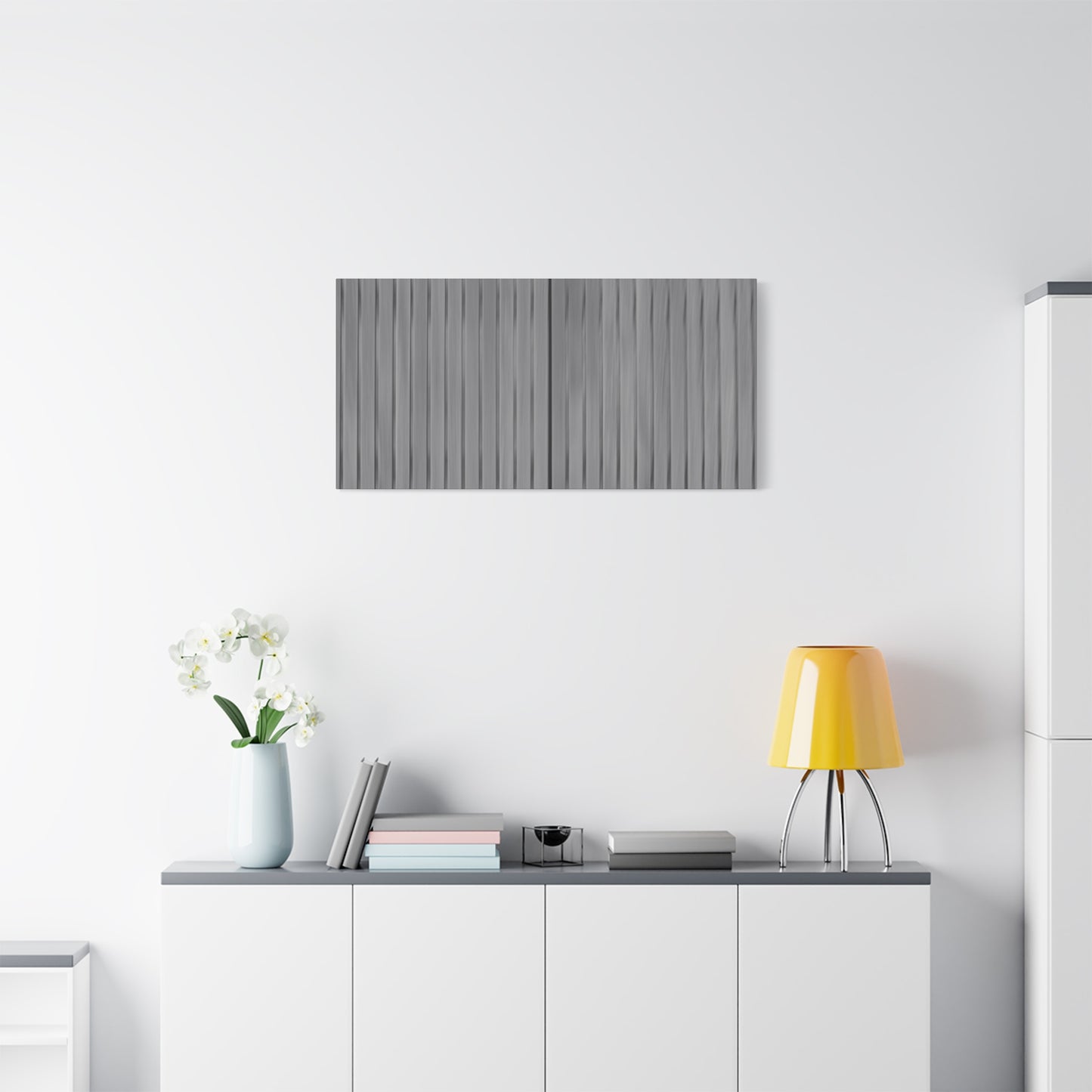 Modern Striped Canvas Art - 1.25" Stretched Wall Decor