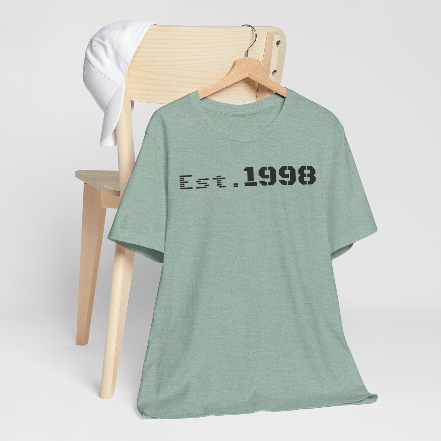 Vintage Est. 1998 Tee - Retro Unisex Shirt for Birthdays, Gifts, Everyday Wear, Casual Style, Nostalgia