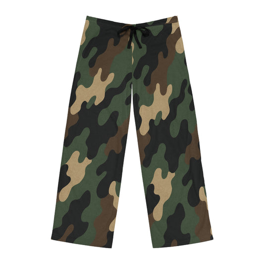 Camouflage Men's Pajama Pants, Cozy Sleepwear for Men, Relaxation Pants, Perfect Gift for Him, Casual Loungewear