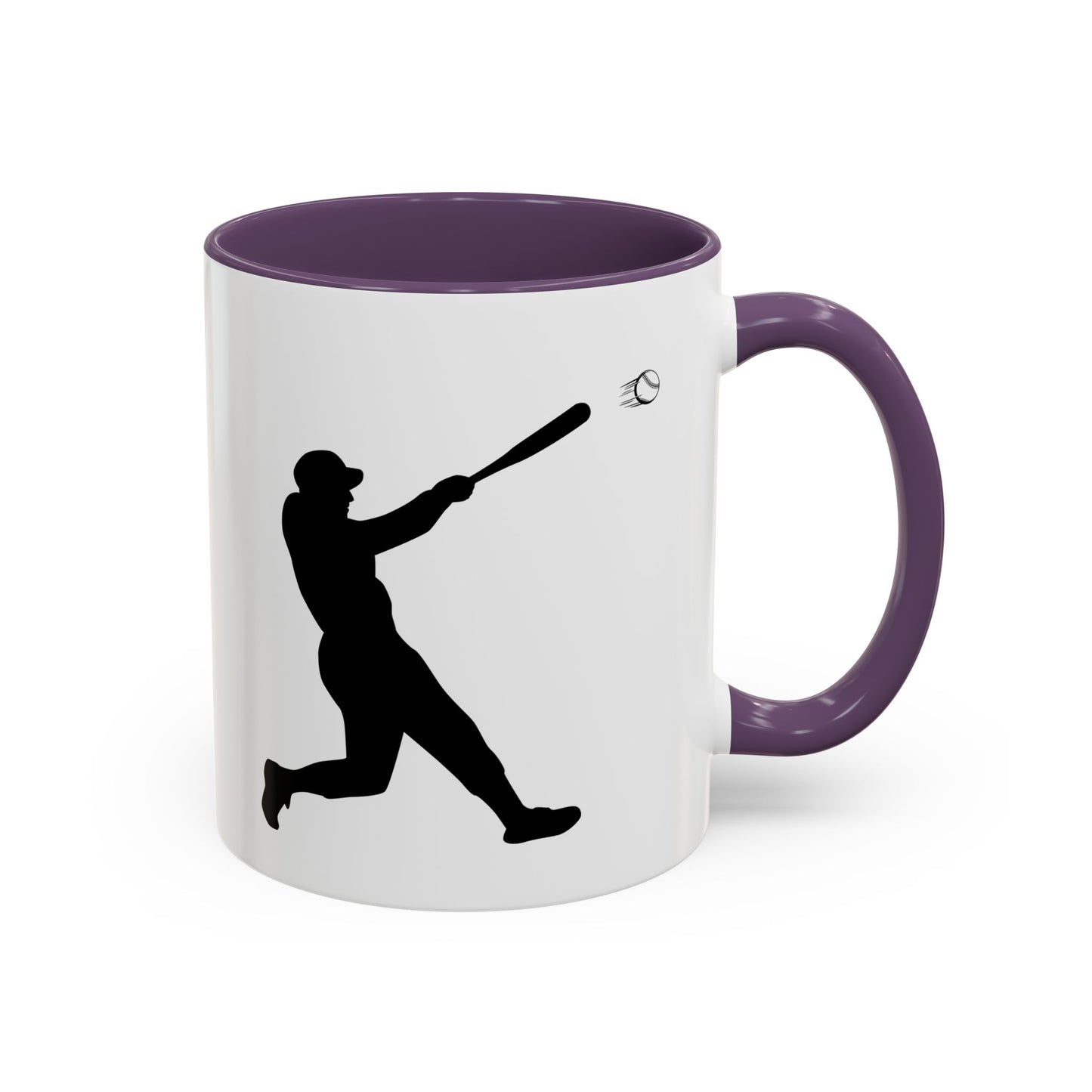 Baseball Player Accent Coffee Mug, Sports Gift, Baseball Lover Mug, Unique Coffee Cup, Personalized Sports Mug