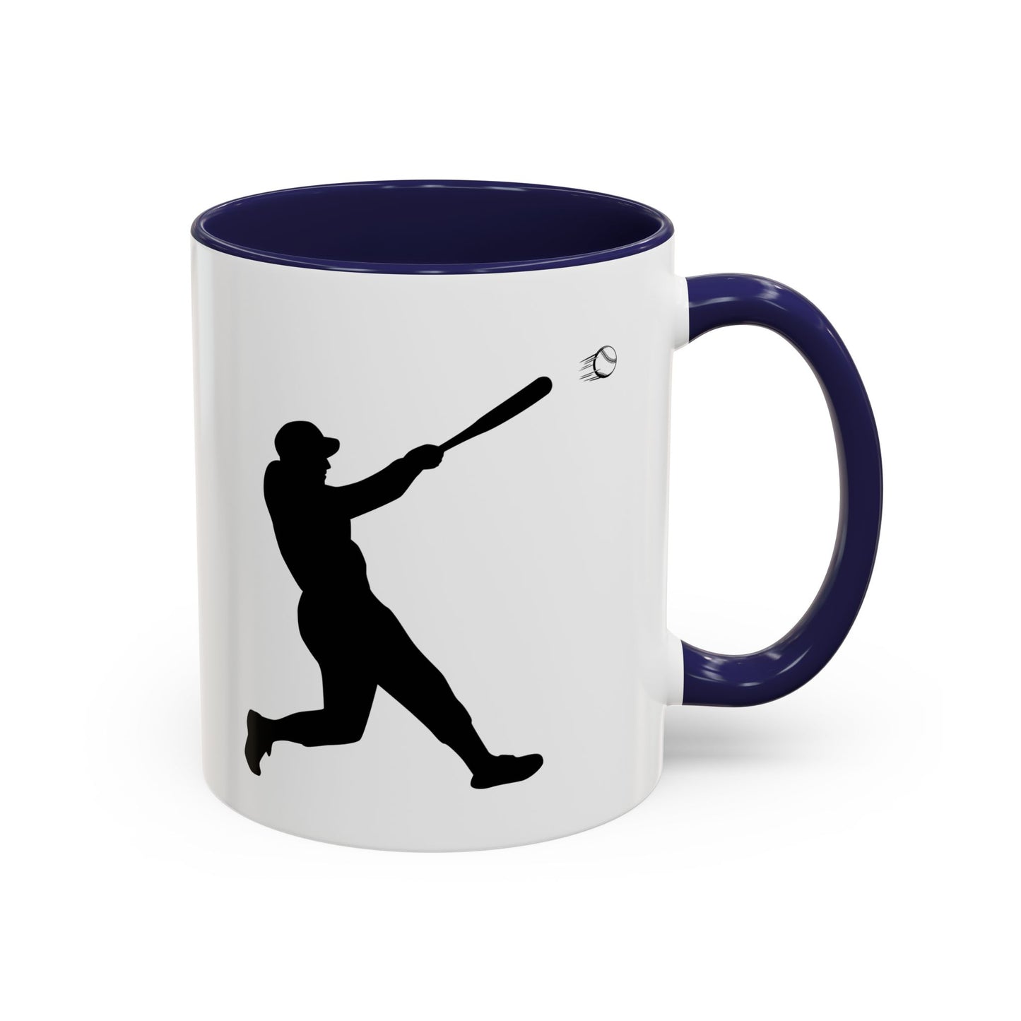 Baseball Player Accent Coffee Mug, Sports Gift, Baseball Lover Mug, Unique Coffee Cup, Personalized Sports Mug