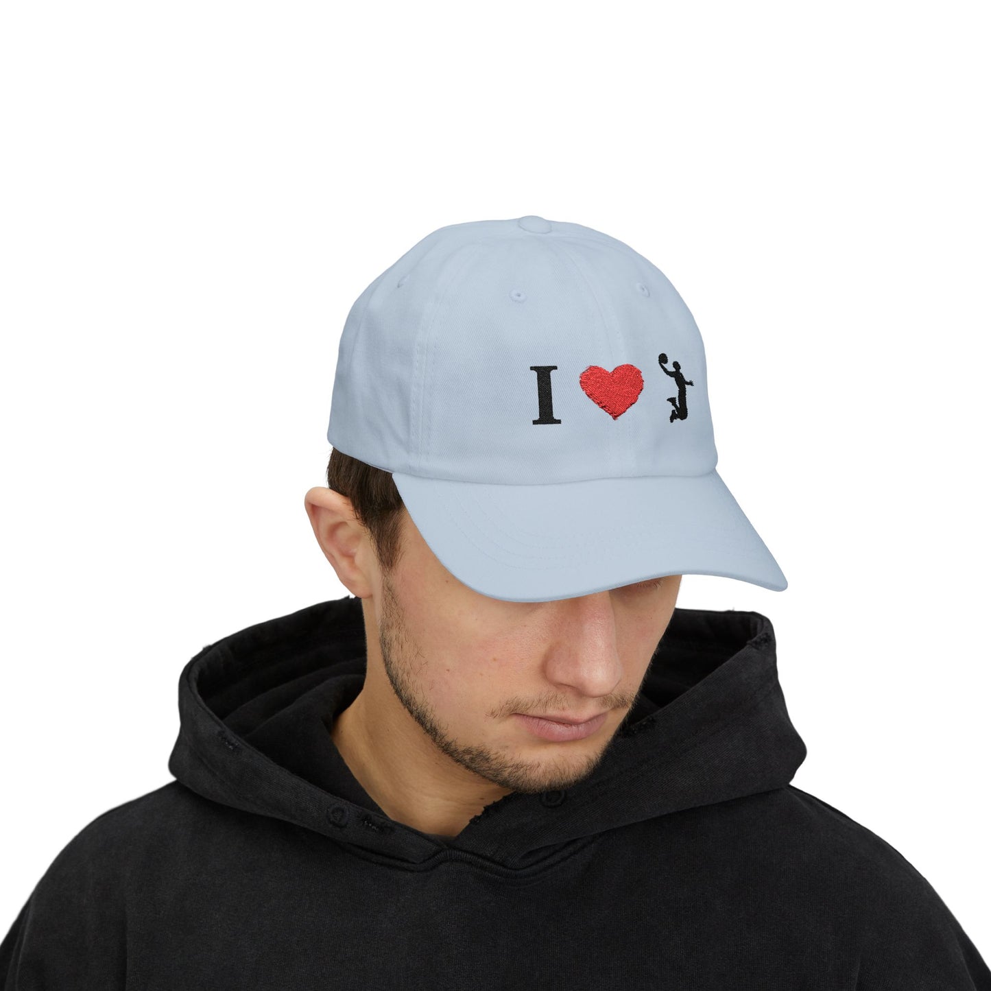 I Love Basketball Dad Cap, Casual Hat for Dads, Gift for Father's Day, Sports Lover Cap, Family Outing Accessory, Everyday Wear