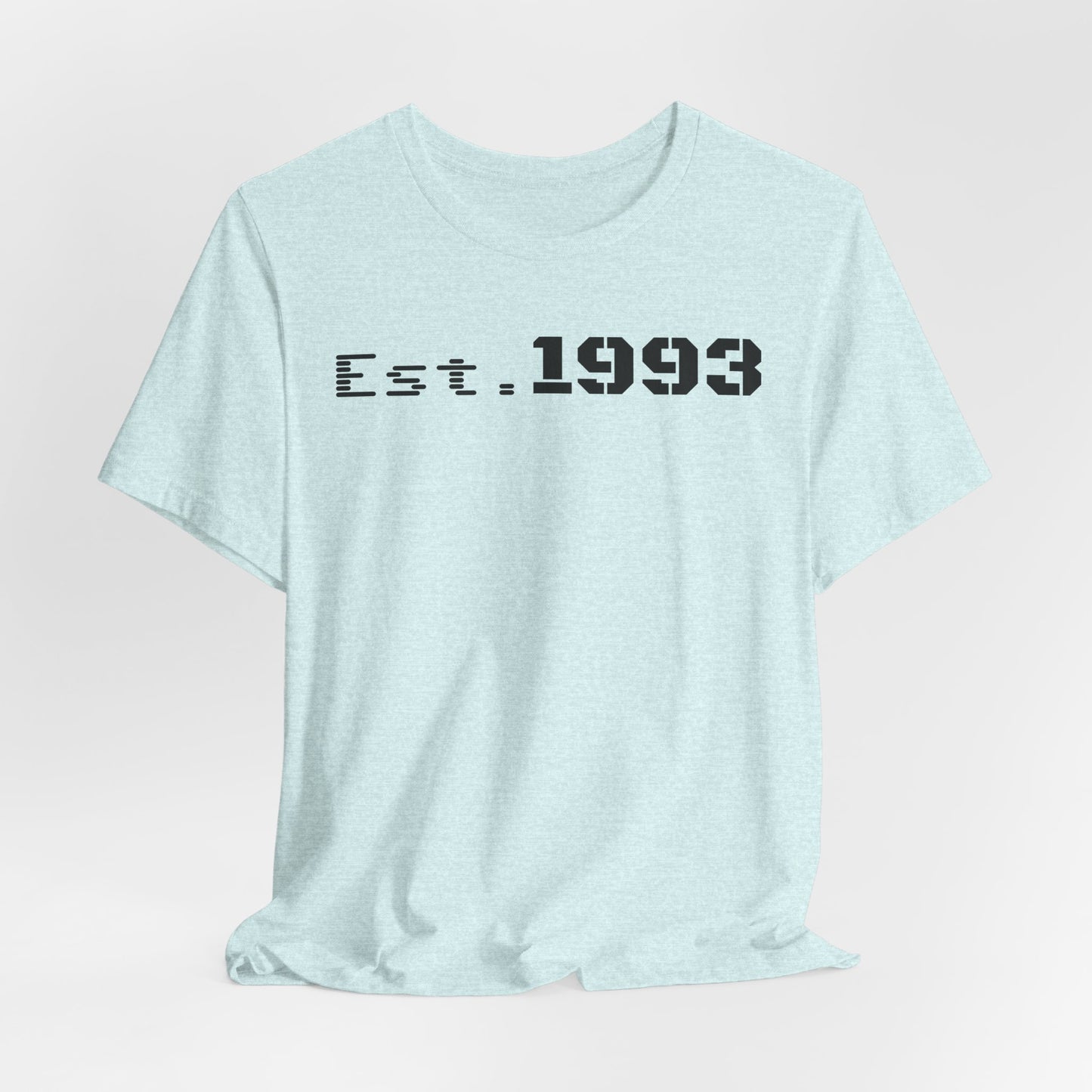 Est. 1993 Unisex Short Sleeve Tee - Perfect for Birthdays, Nostalgia, Casual Wear, Gifts, and Celebrations