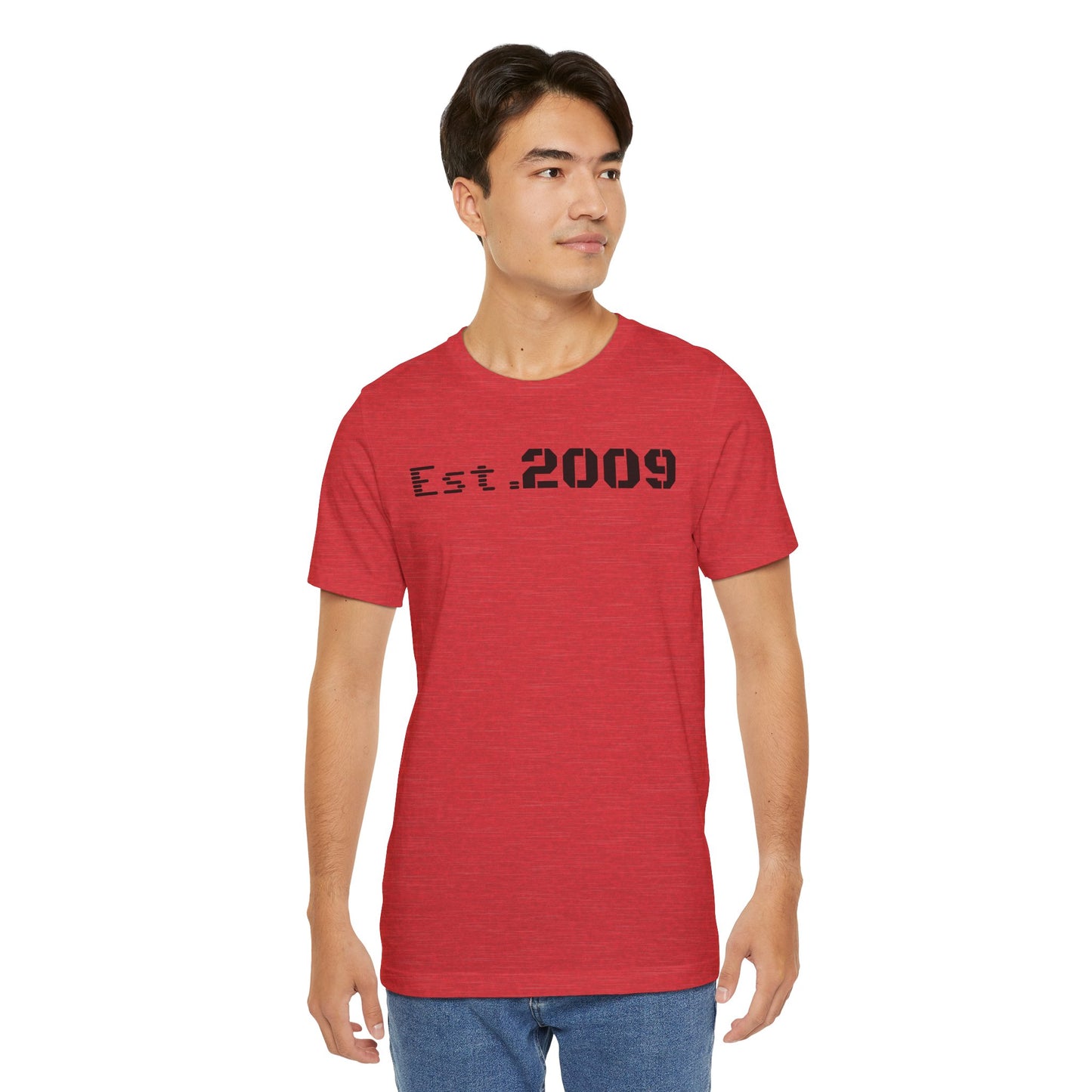 Established 2009 Unisex Tee - Casual Wear, Birthday Gift, Graduation Outfit, Anniversary Shirt, Personalized Fashion