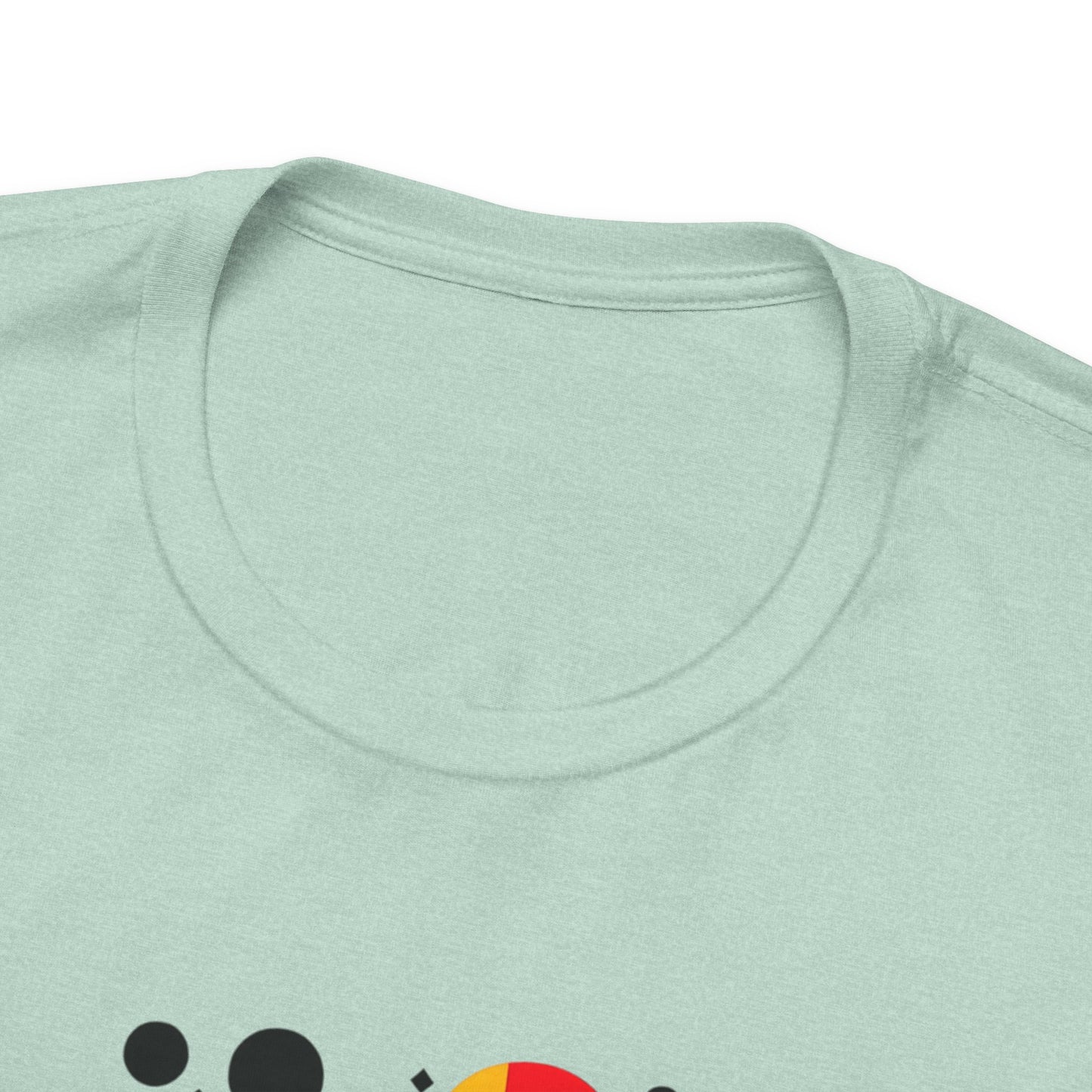 Artistic Heart Unisex Jersey Tee - Vibrant Graphic Tee, Casual Wear, Gift for Art Lovers, Birthday Surprise, Everyday Comfort