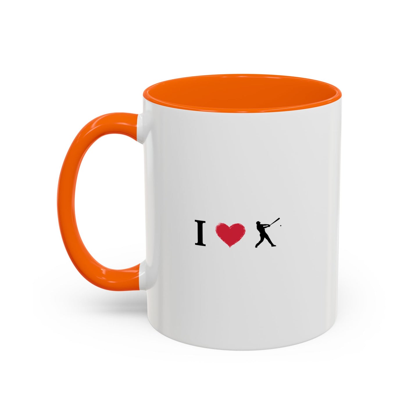 Baseball Love Accent Coffee Mug – Perfect Gift for Sports Fans, Home or Office Use, Great for Birthdays, Anniversaries, and Holidays