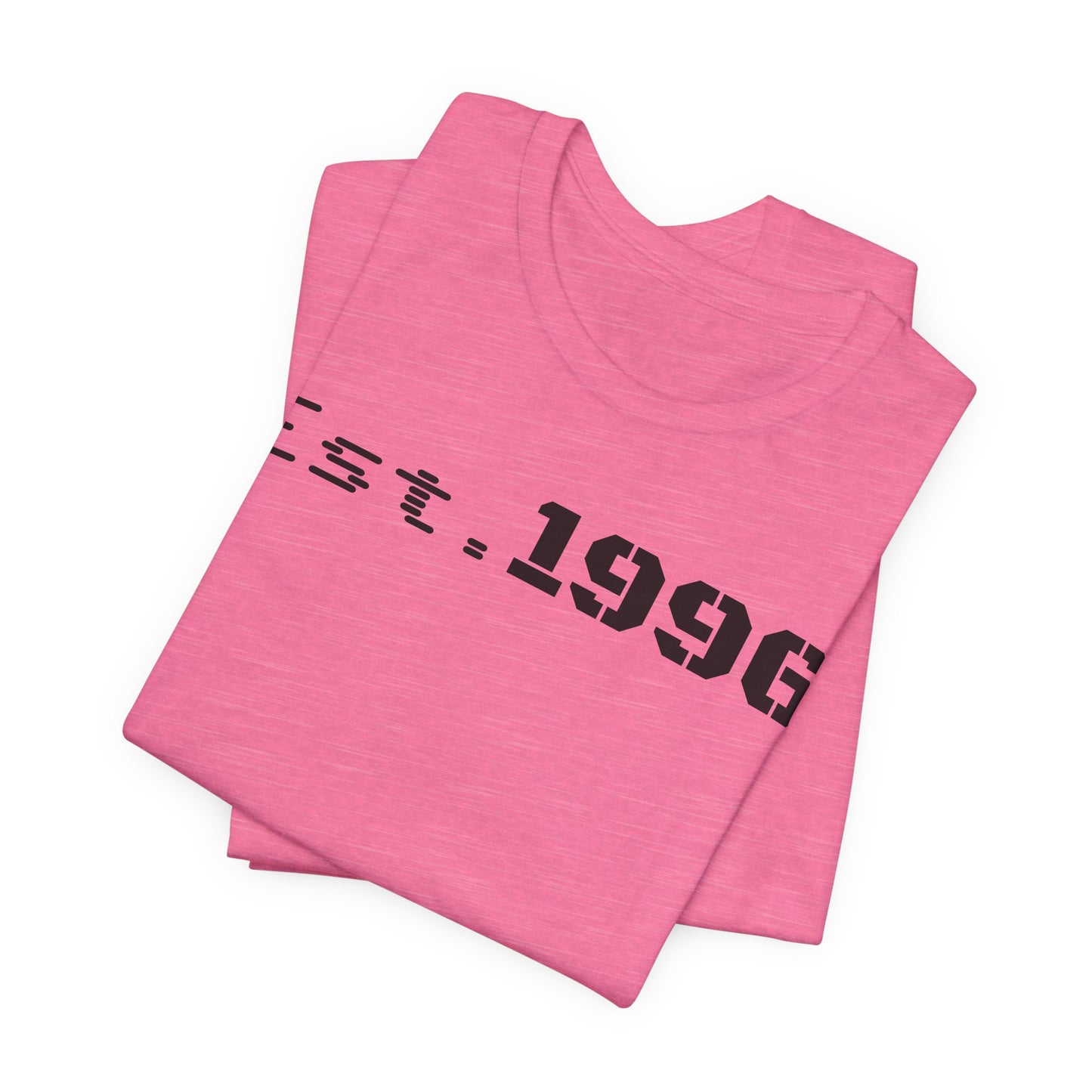 Unisex Jersey Tee - 'Est. 1996' Graphic Shirt, Birthday Gift, Casual Wear, Vintage Style, Retro Fashion, Gift for Him/Her
