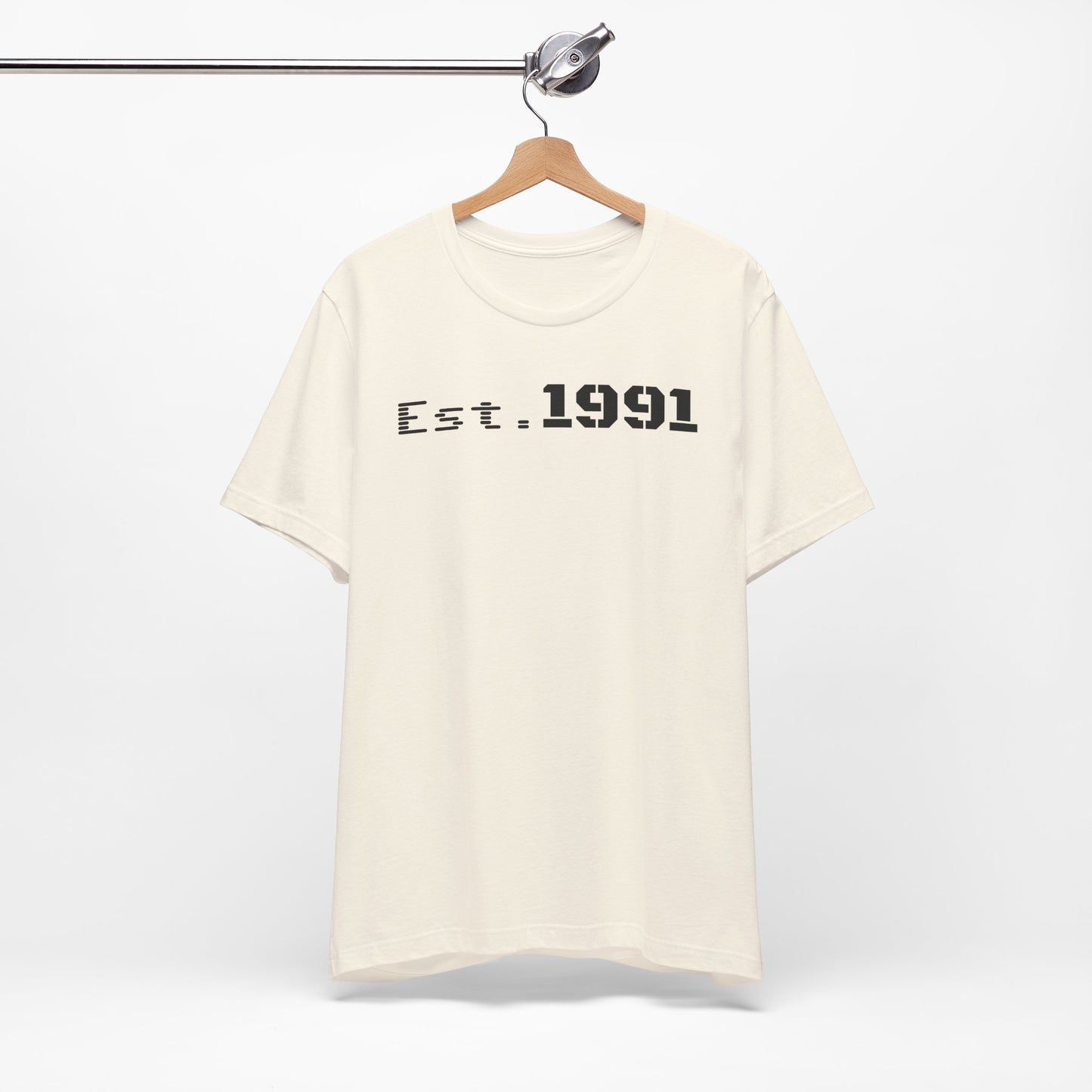Established 1991 Unisex Jersey Tee | Vintage Anniversary Gift | Casual Wear, Birthday Shirt, Retro Style, Statement Tee, Gift for Him/Her