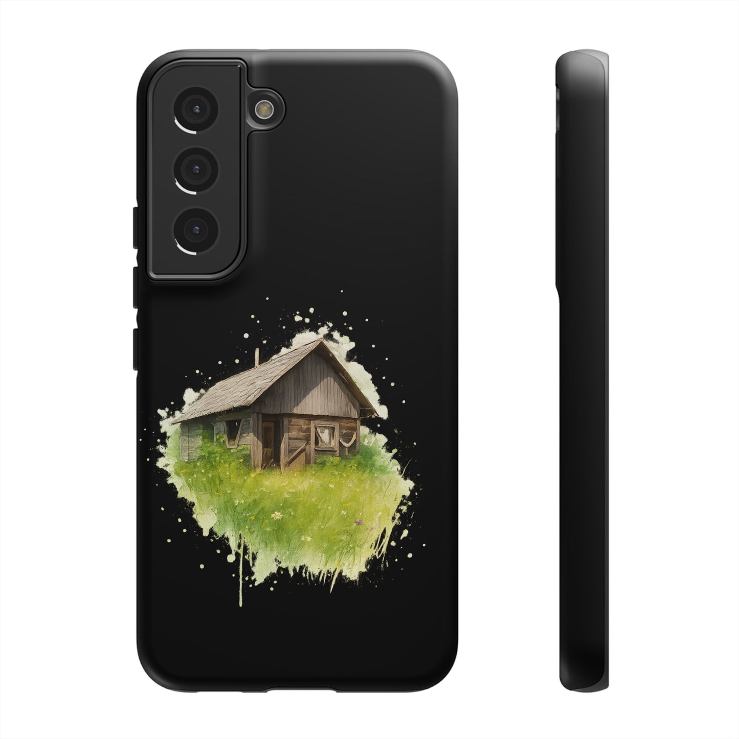 Rustic Farmhouse Phone Case, Cute Cottage Design, Tough Cases for Nature Lovers, Eco-Friendly Gift, Customizable Tech Accessories