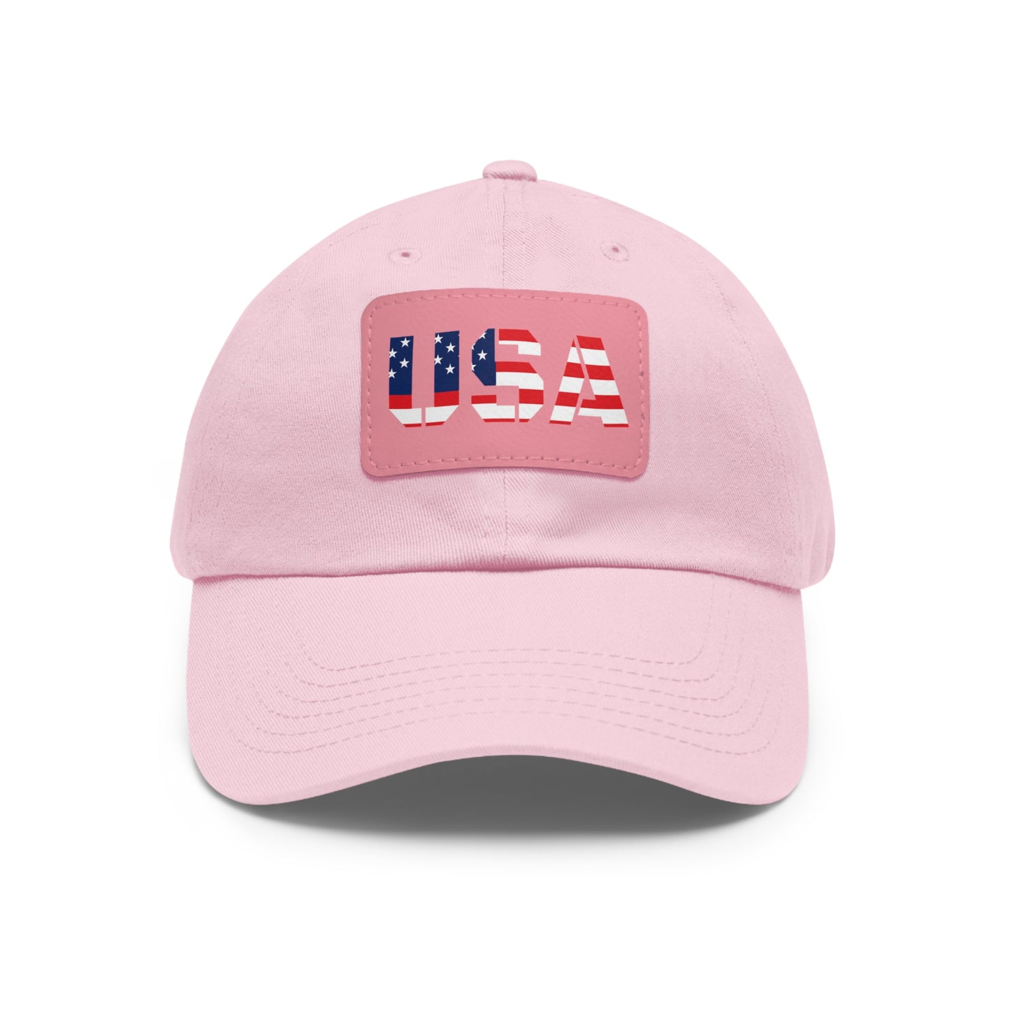Dad Hat with USA Leather Patch