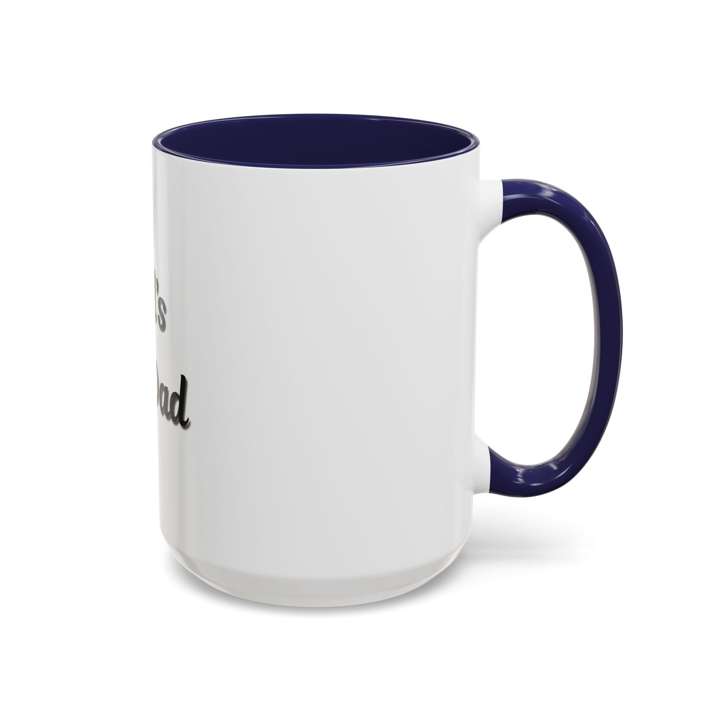 World's Best Dad Accent Coffee Mug - Perfect Gift for Father's Day