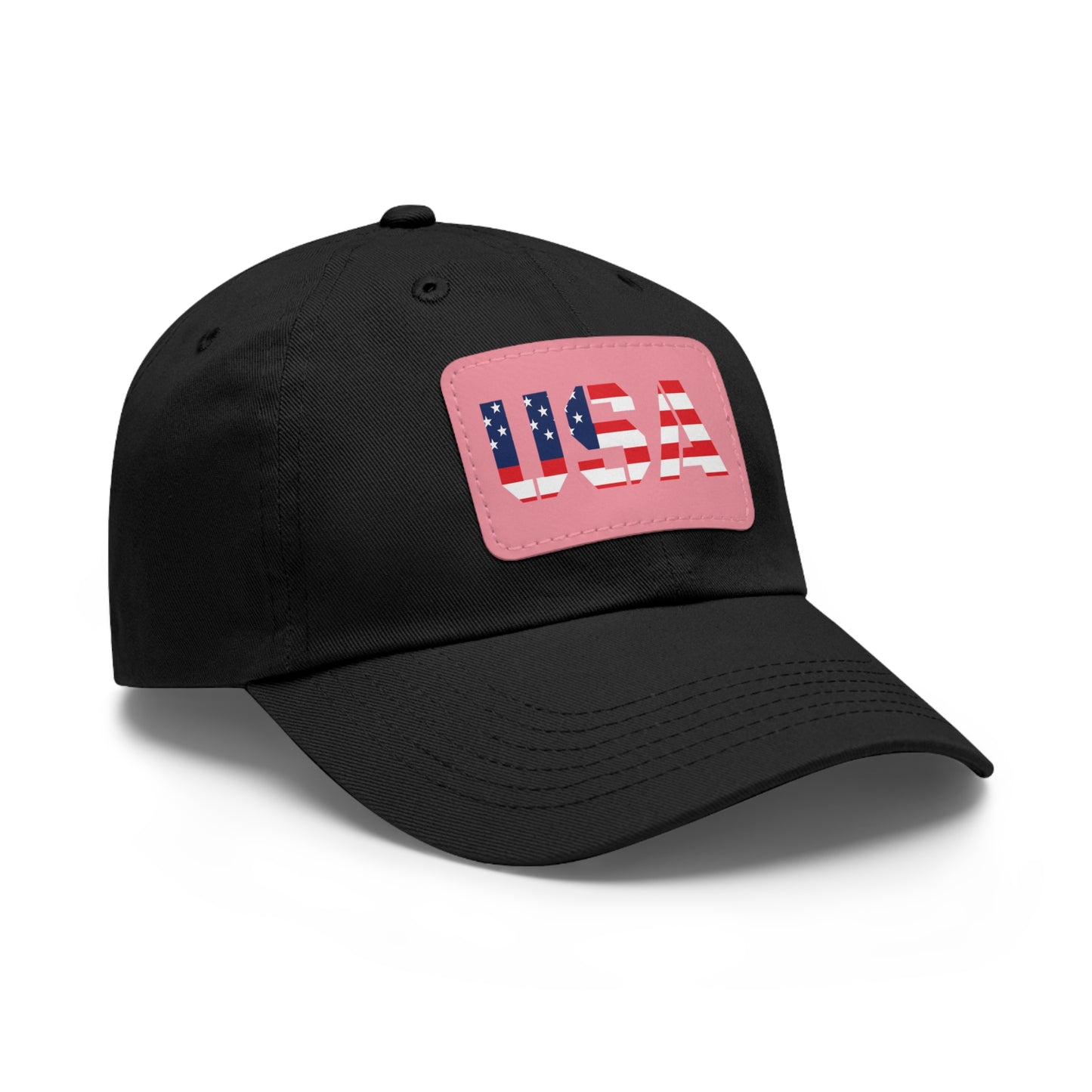 Dad Hat with USA Leather Patch