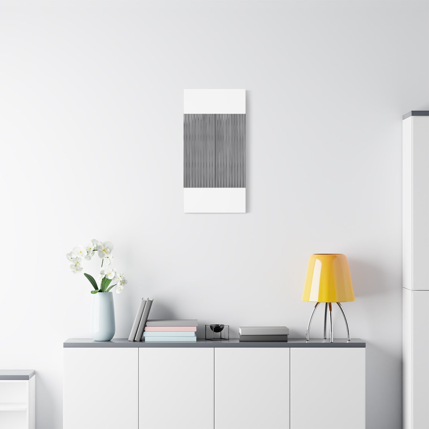 Modern Striped Canvas Art - 1.25" Stretched Wall Decor